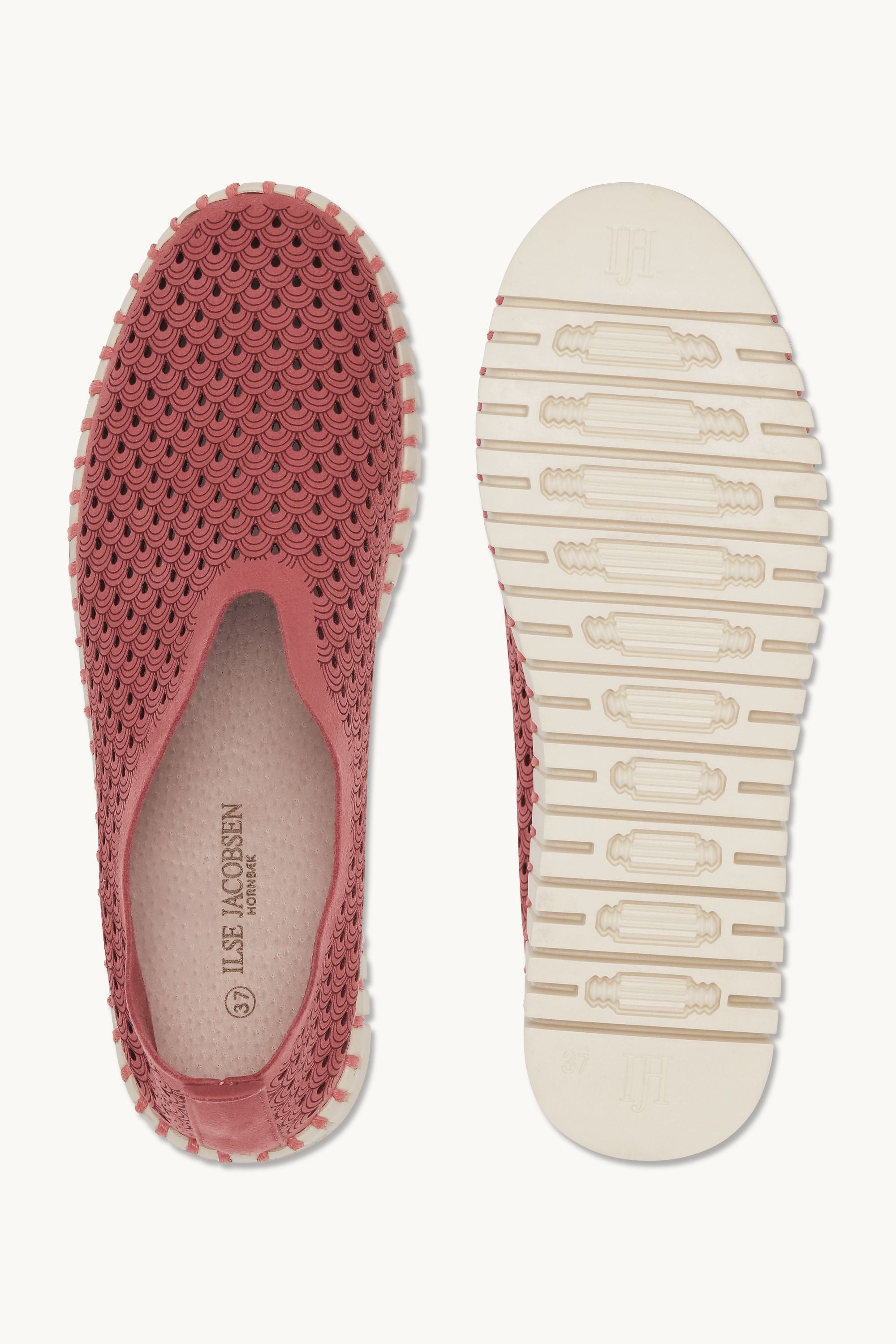 Tulip Chaussures Plateforme - Rouge Pearled Ivory