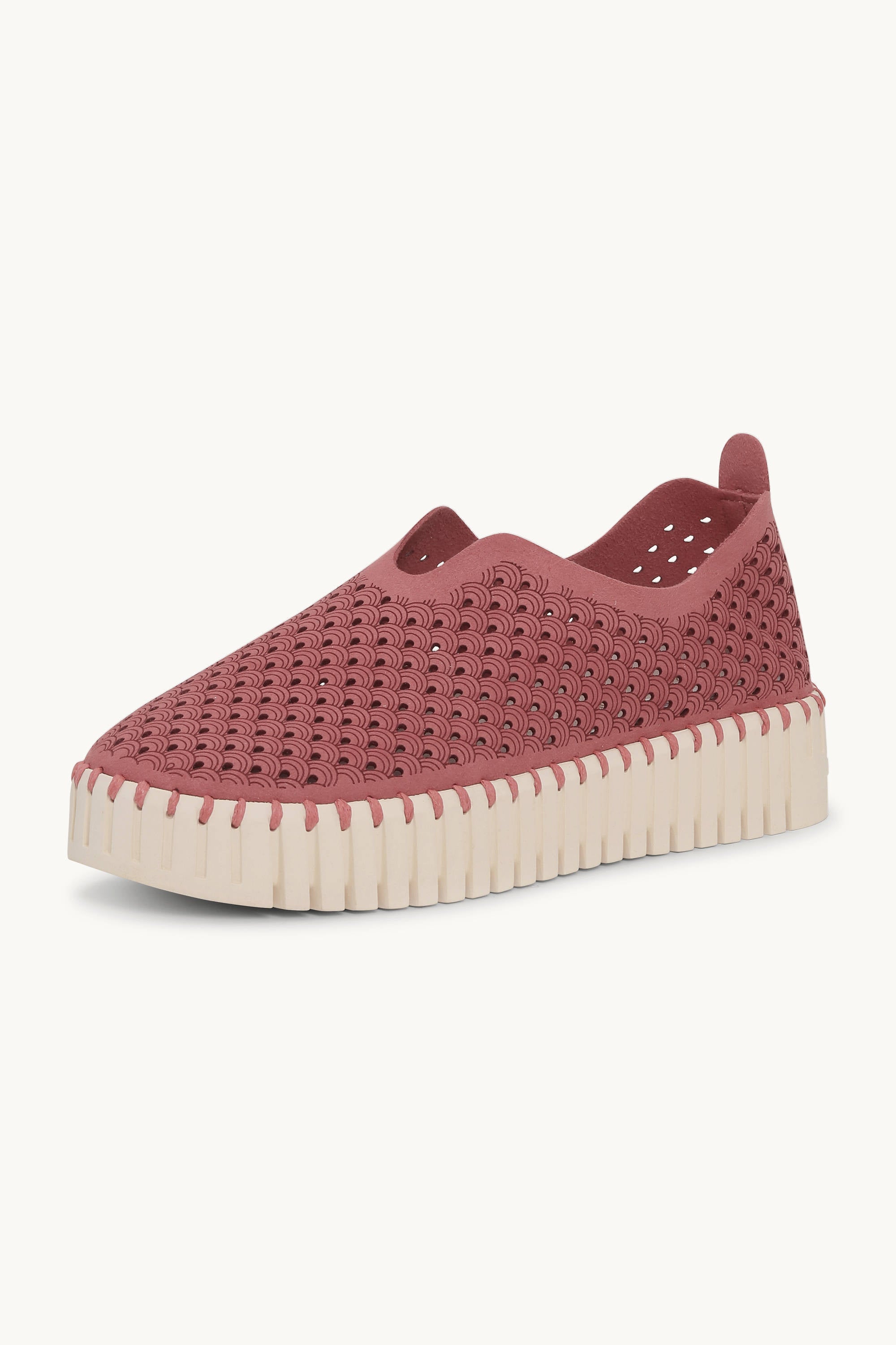 Tulip Chaussures Plateforme - Rouge Pearled Ivory