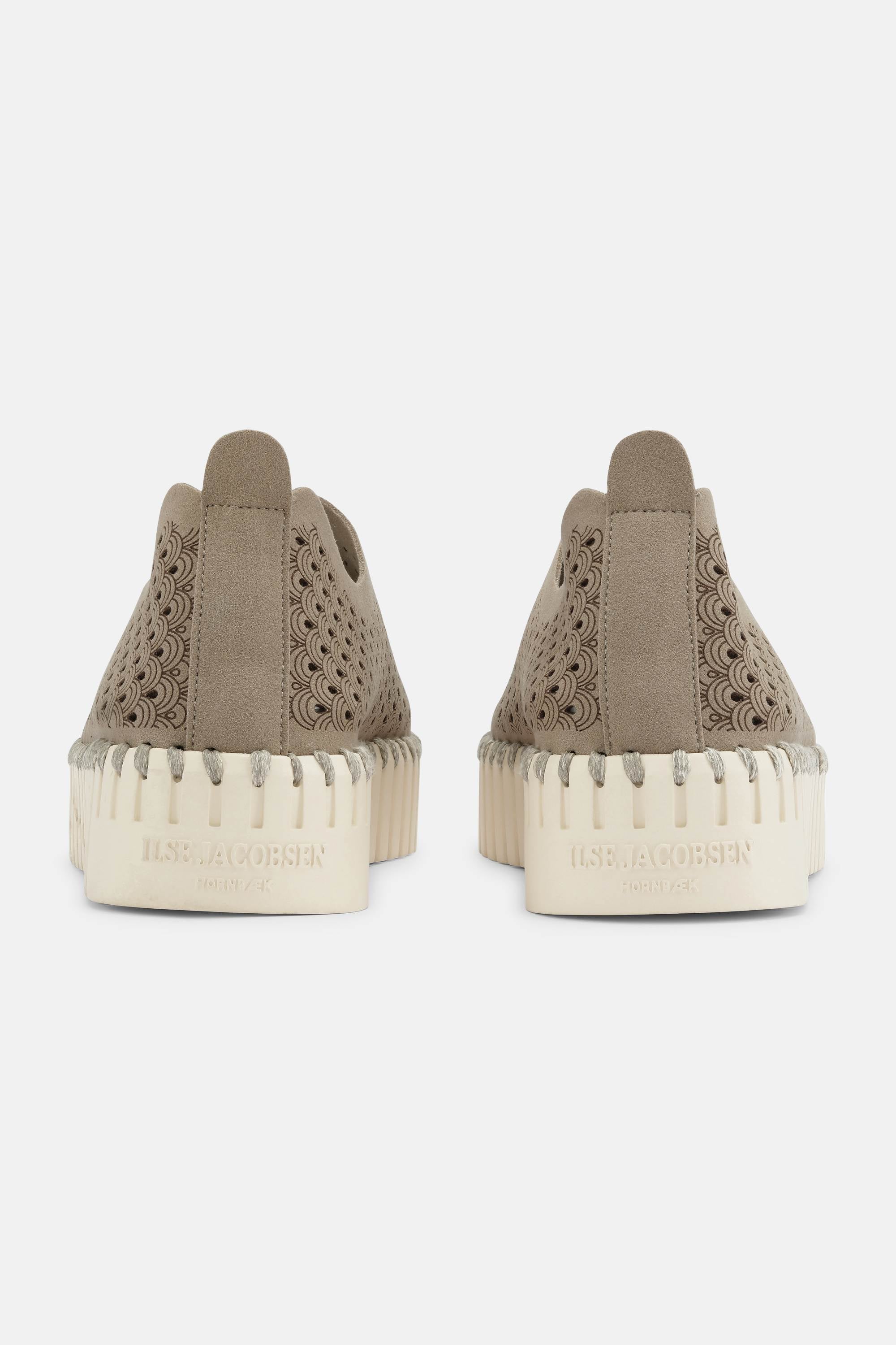 Platform Tulip Flats - Coriander Pearled Ivory