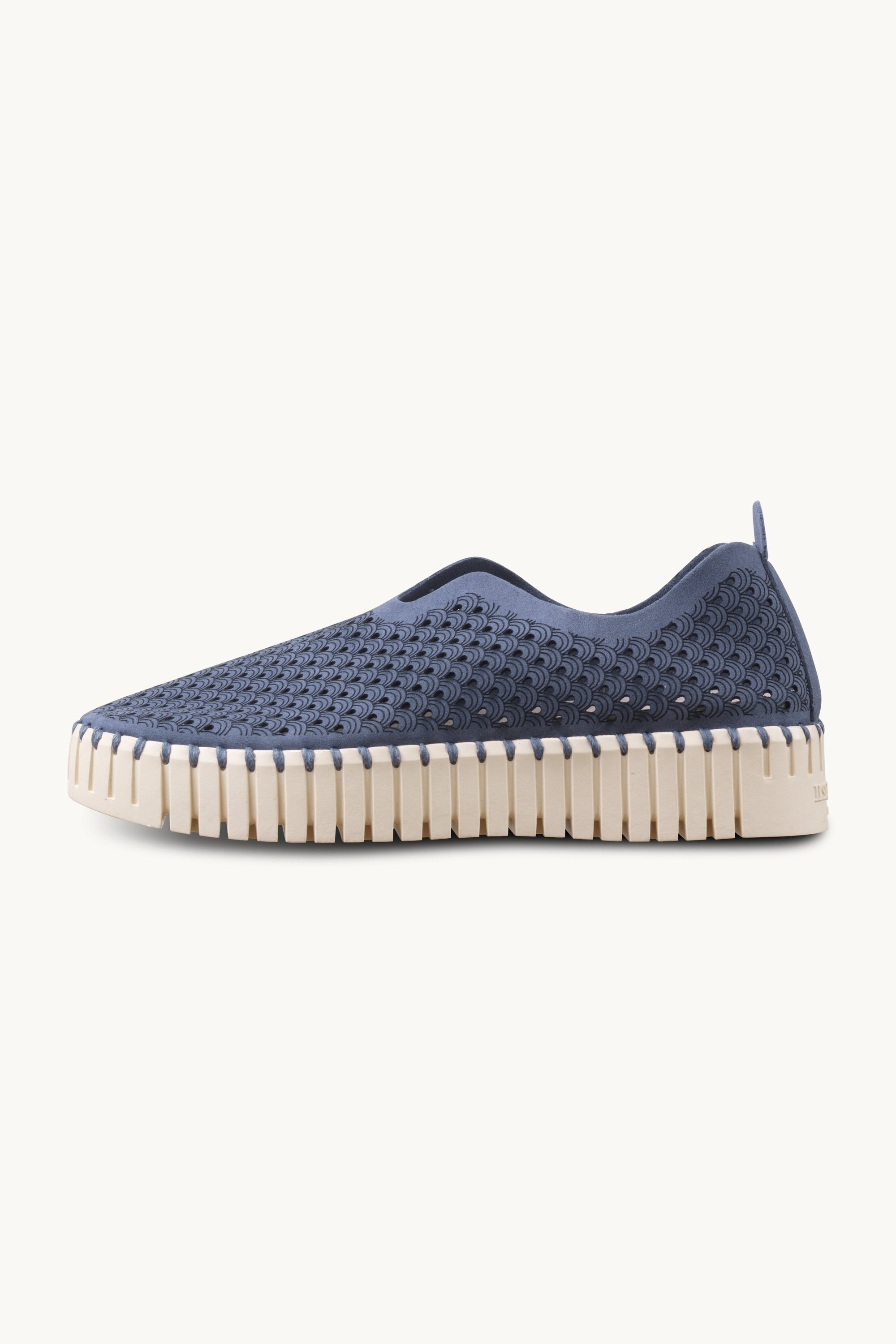 Platform Tulip Flats - Ombre Blue Pearled Ivory