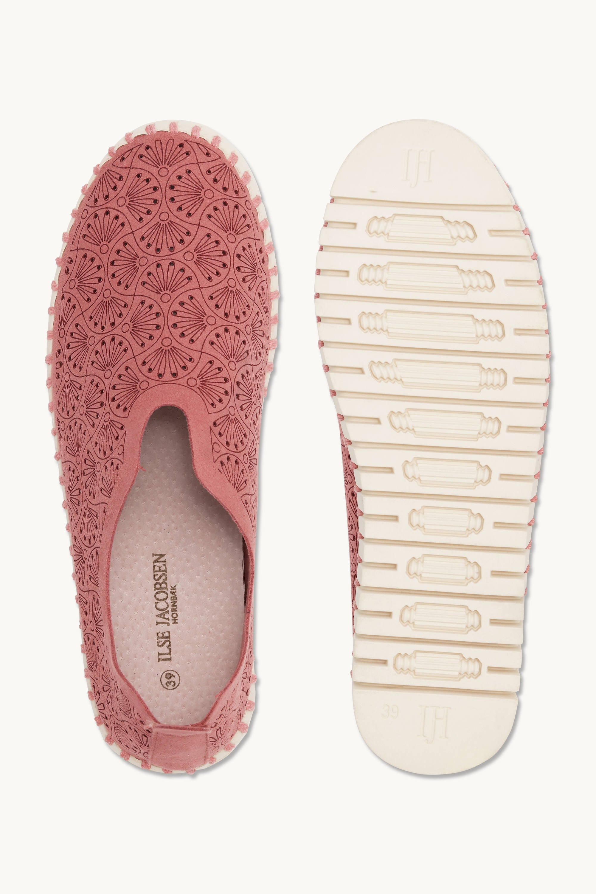 Tulip Organic Flat - Rouge Pearled Ivory