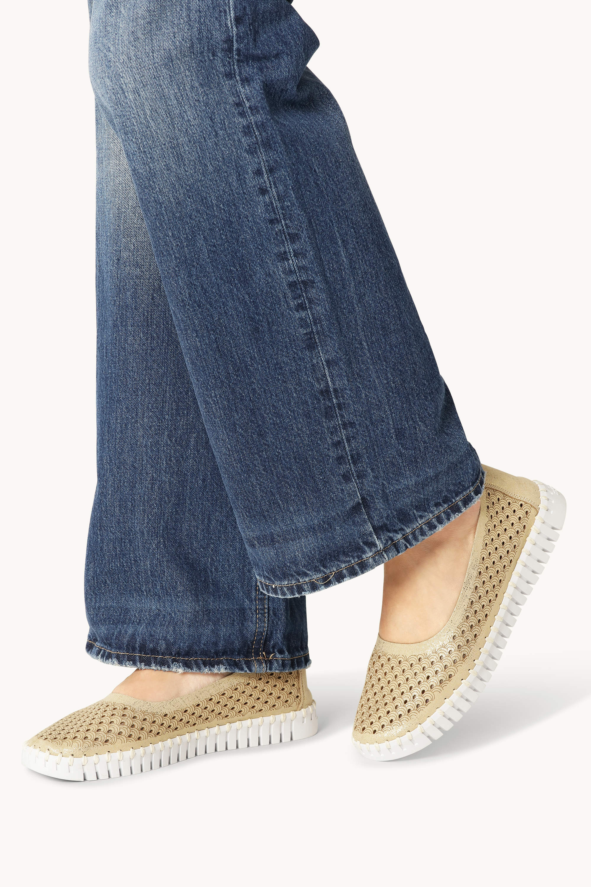 Tulip Chaussures Brillantes - Platin White