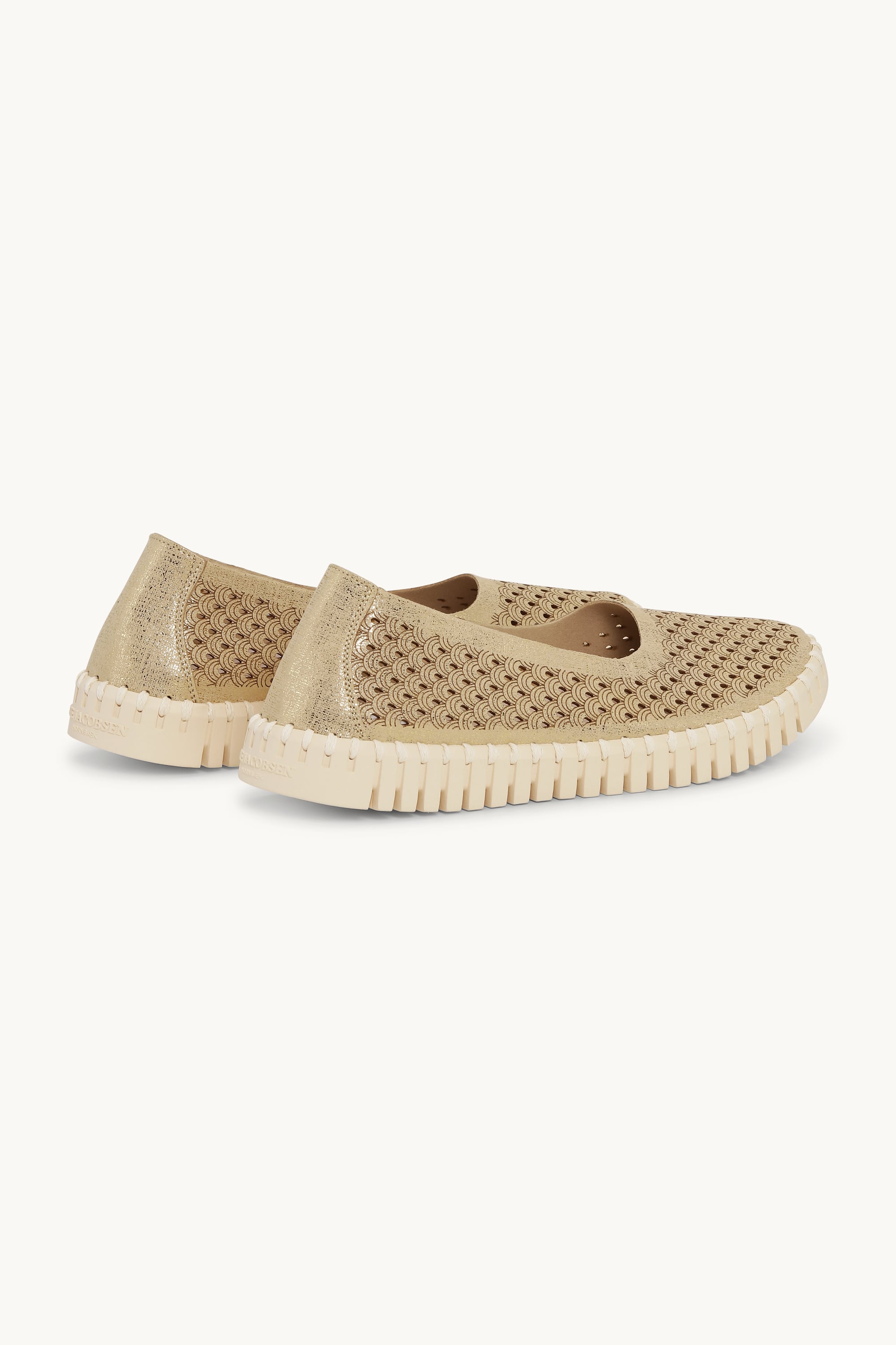 Tulip Chaussures Brillantes - Platin Pearled Ivory