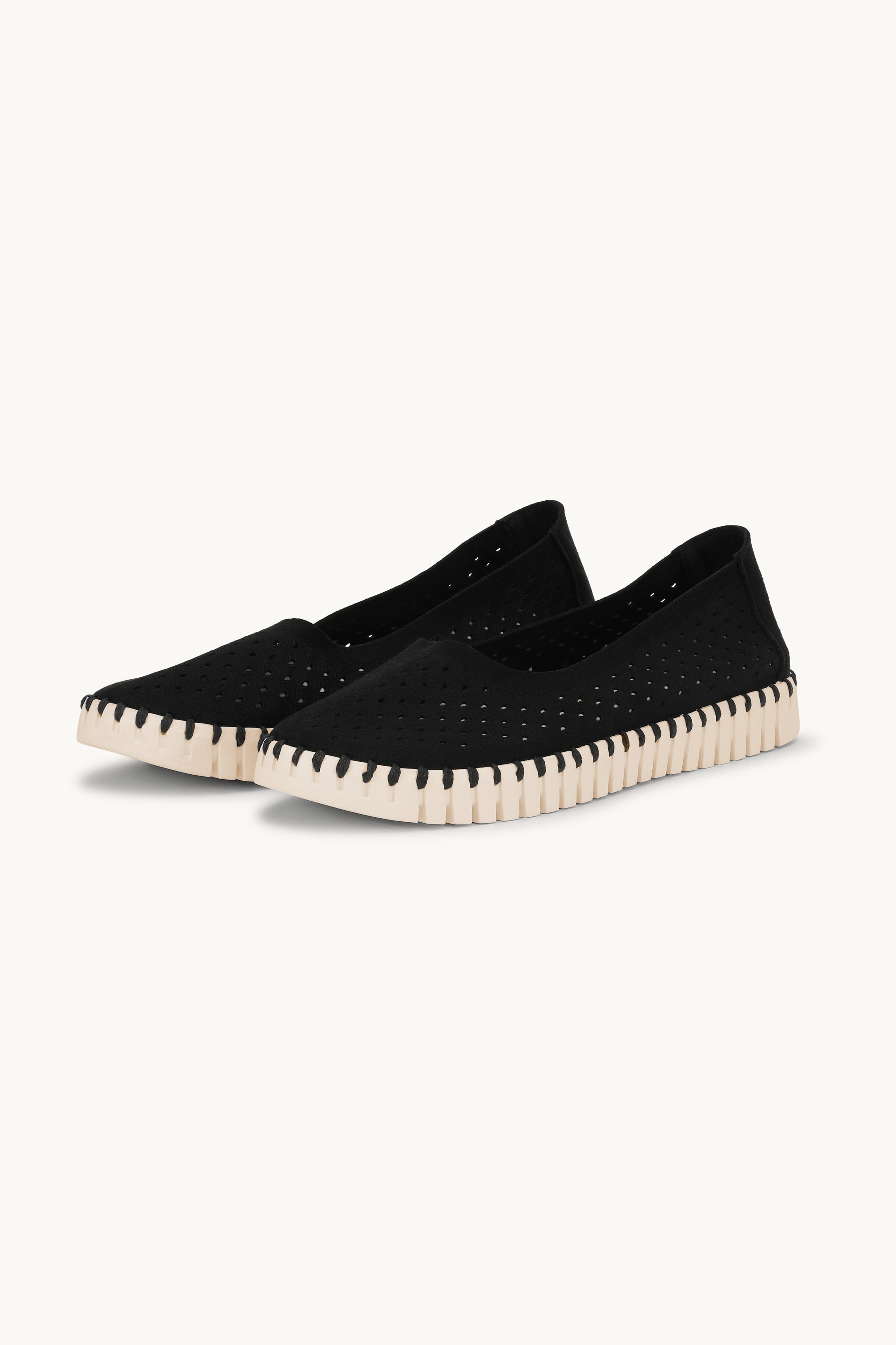 Ballerines - Black Pearled Ivory