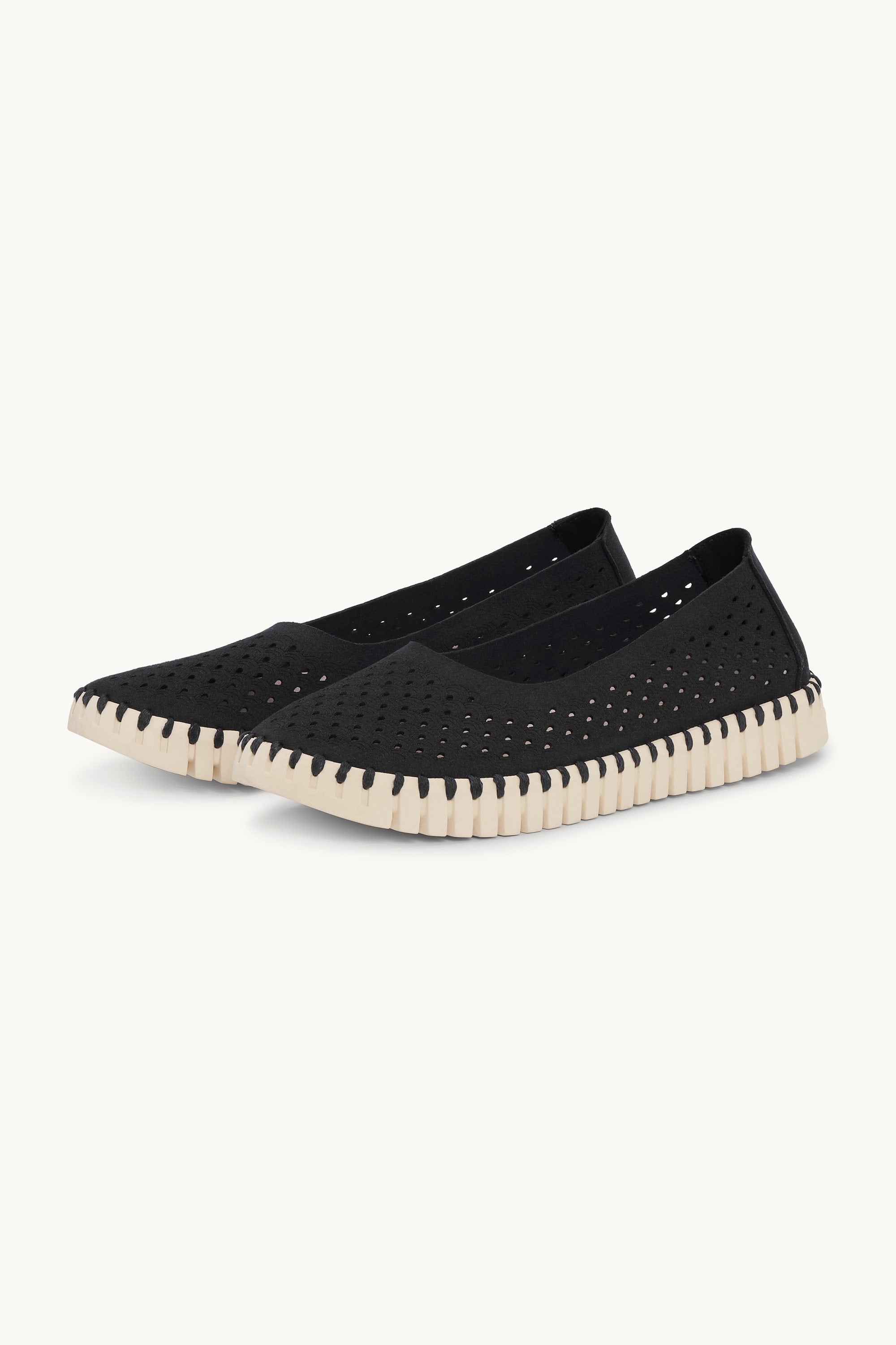 Ballerines - Black Pearled Ivory