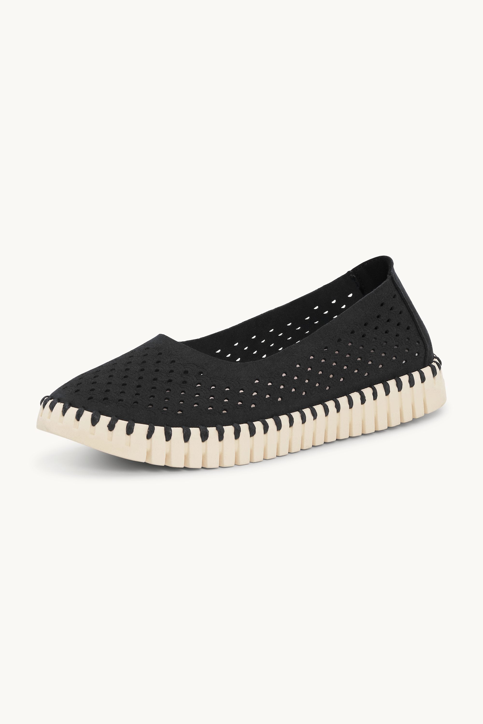 Ballerines - Black Pearled Ivory