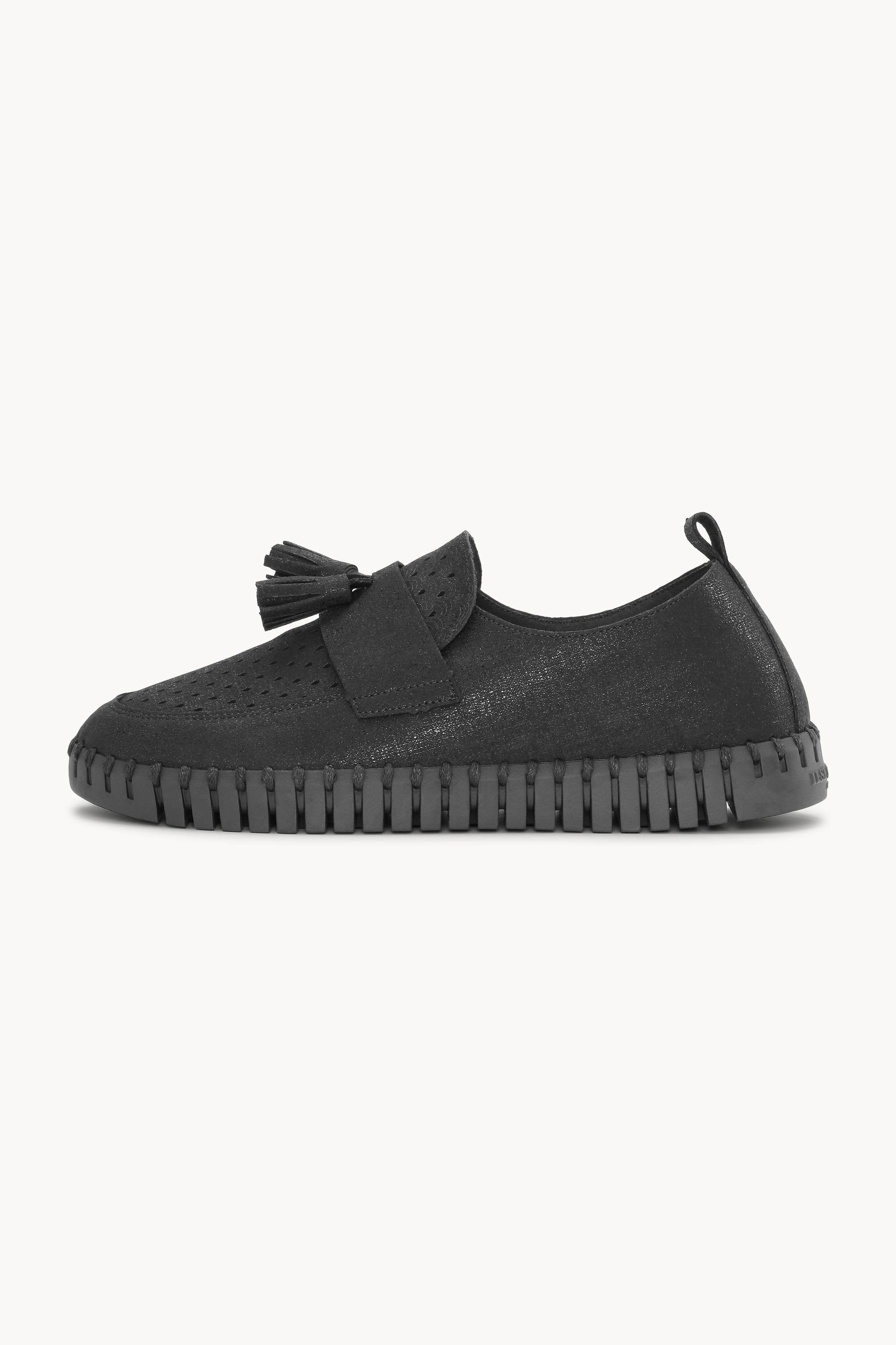 Tulip Loafer Tassel - Black Black