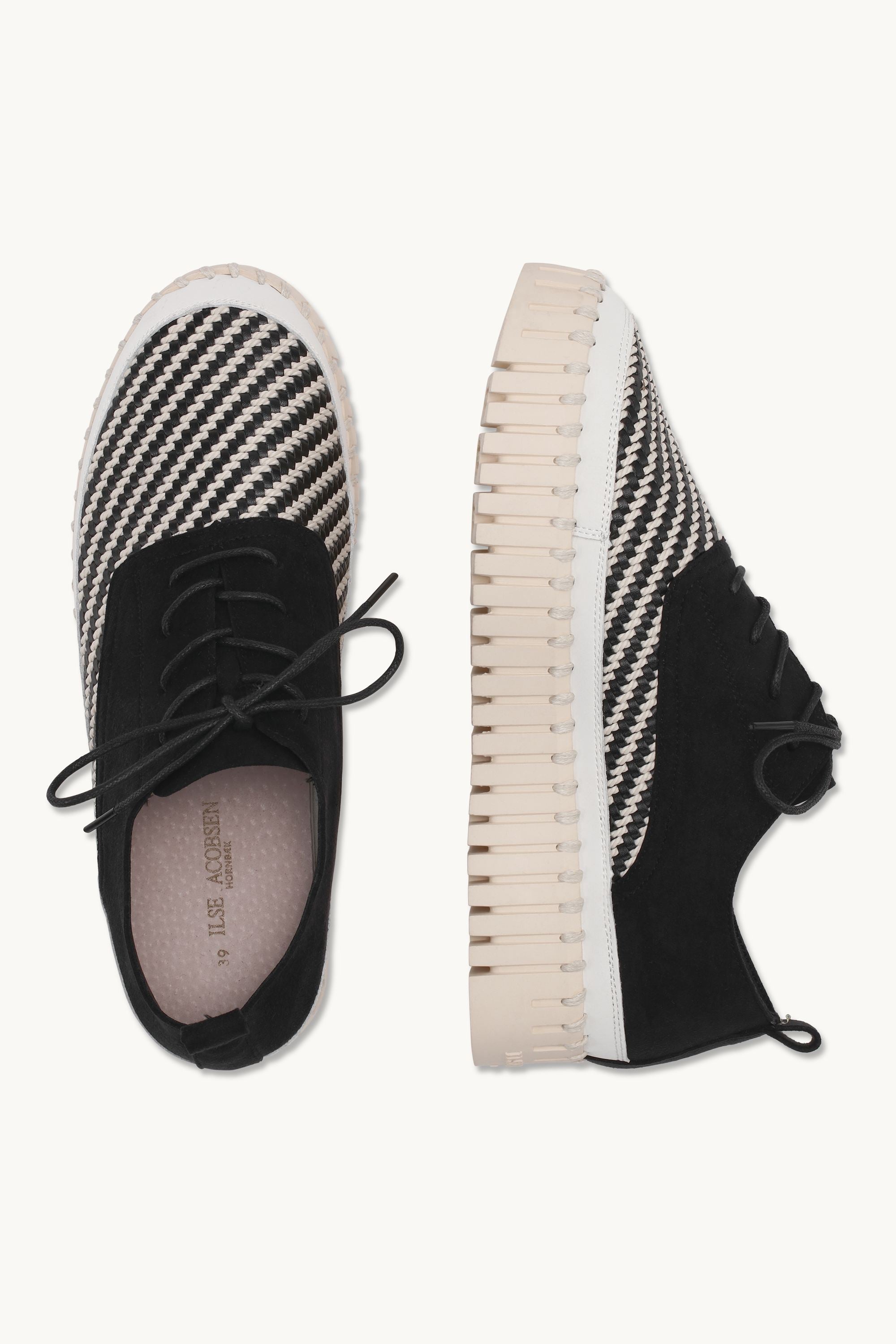 Tulip Chaussures à Lacets - Black