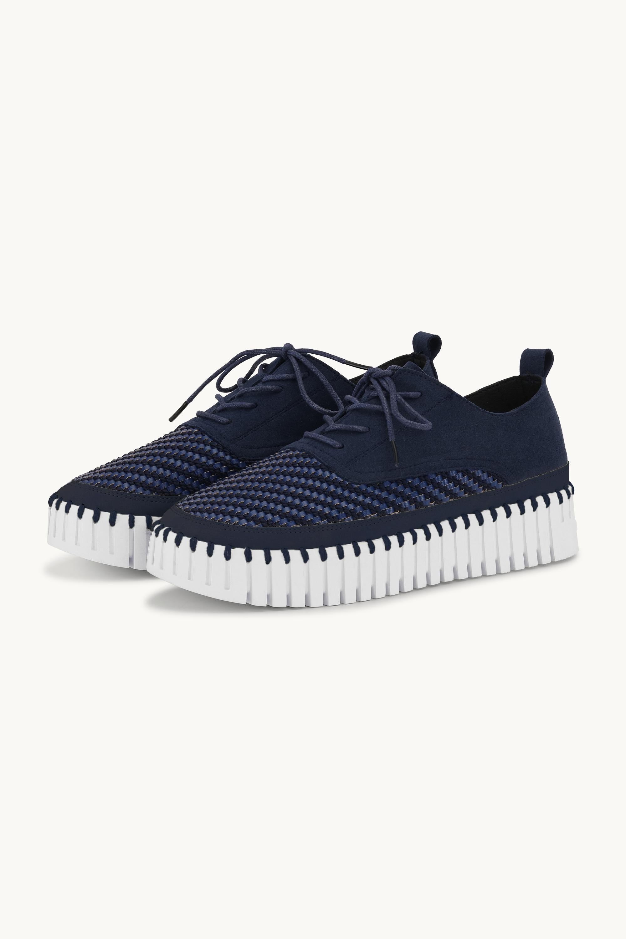 Tulip Chaussures à Lacets - Dark Indigo White