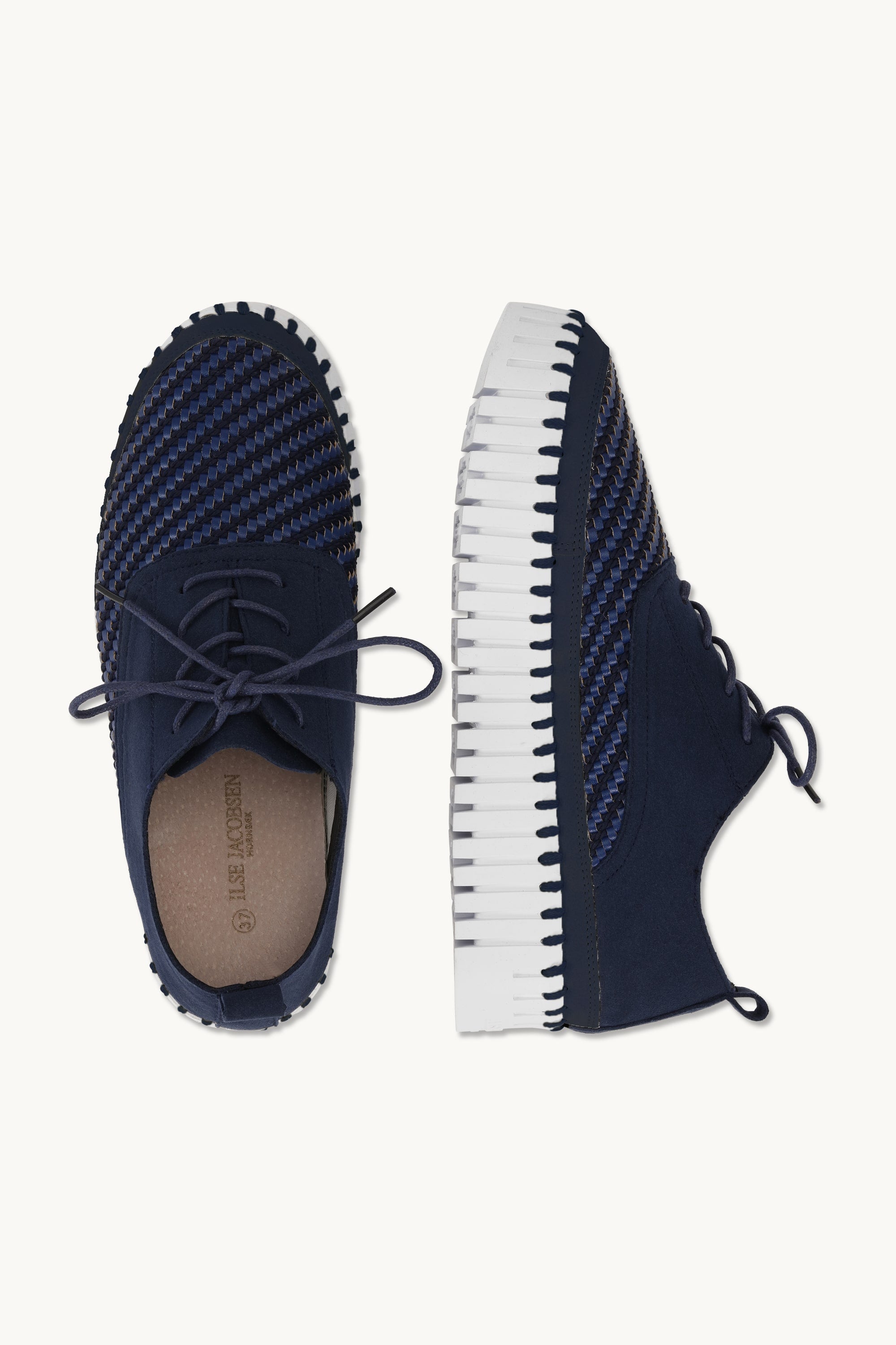 Tulip Chaussures à Lacets - Dark Indigo White