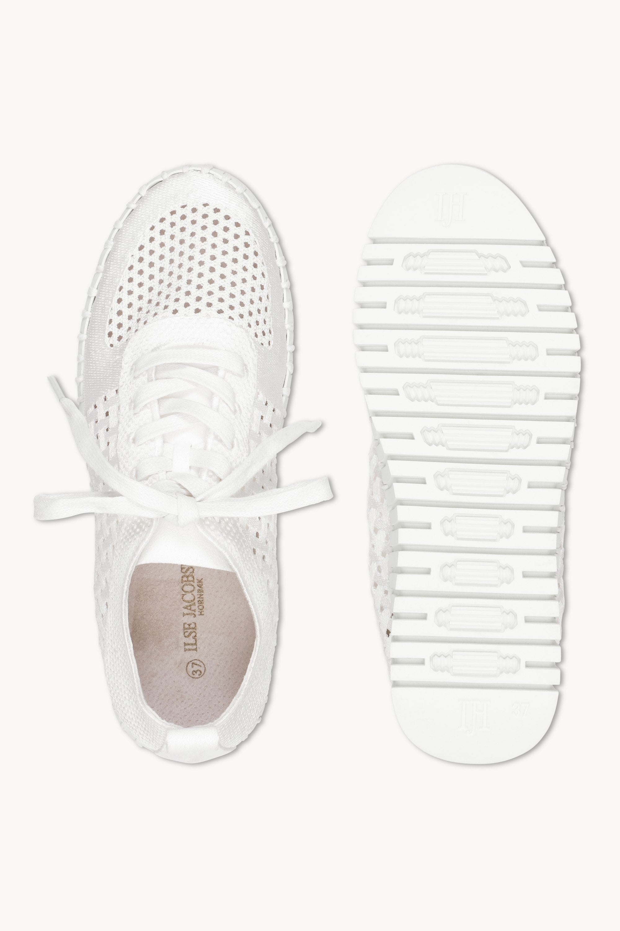 Tulip Chaussures À Lacets - White White