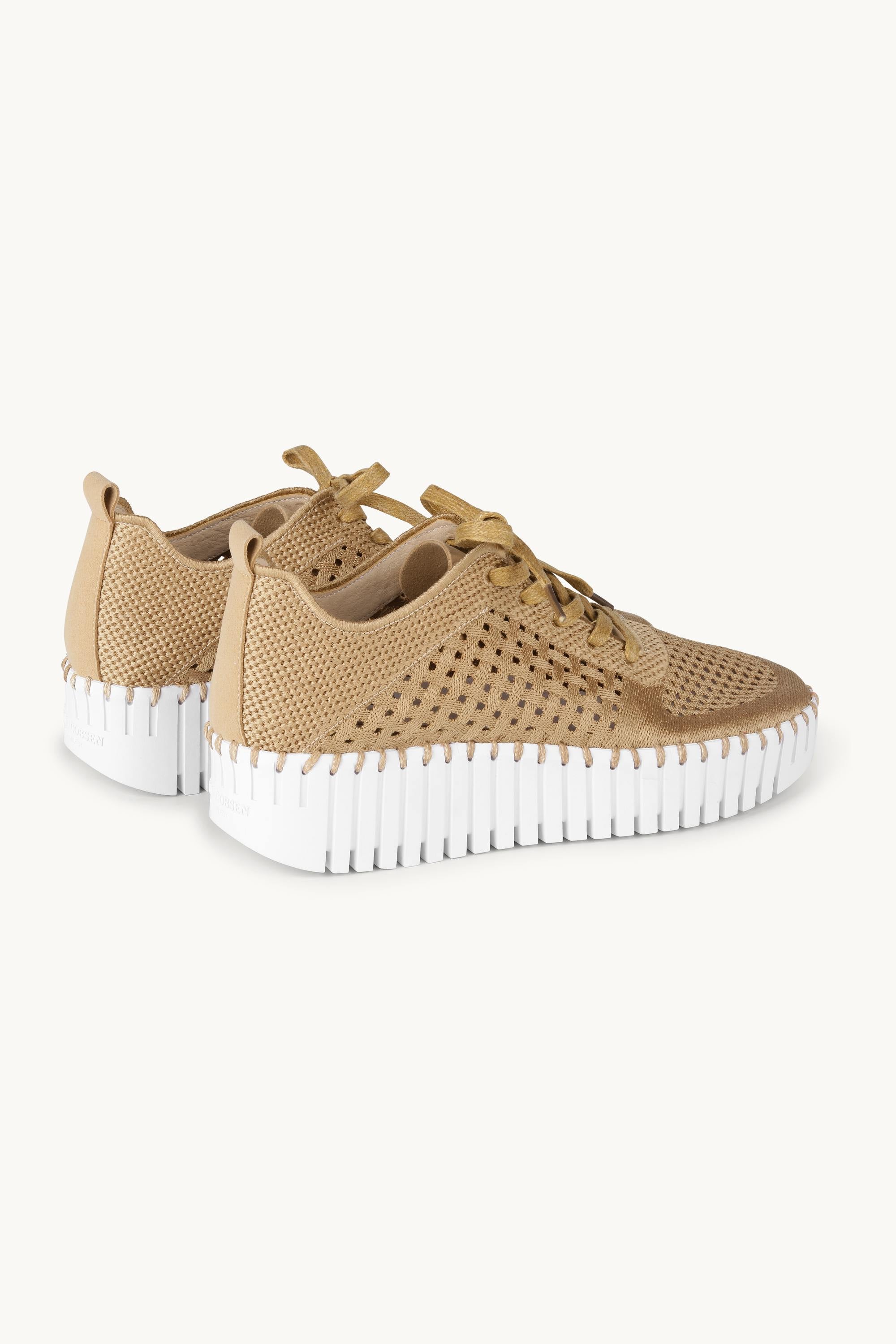 Tulip Chaussures À Lacets - Latte White