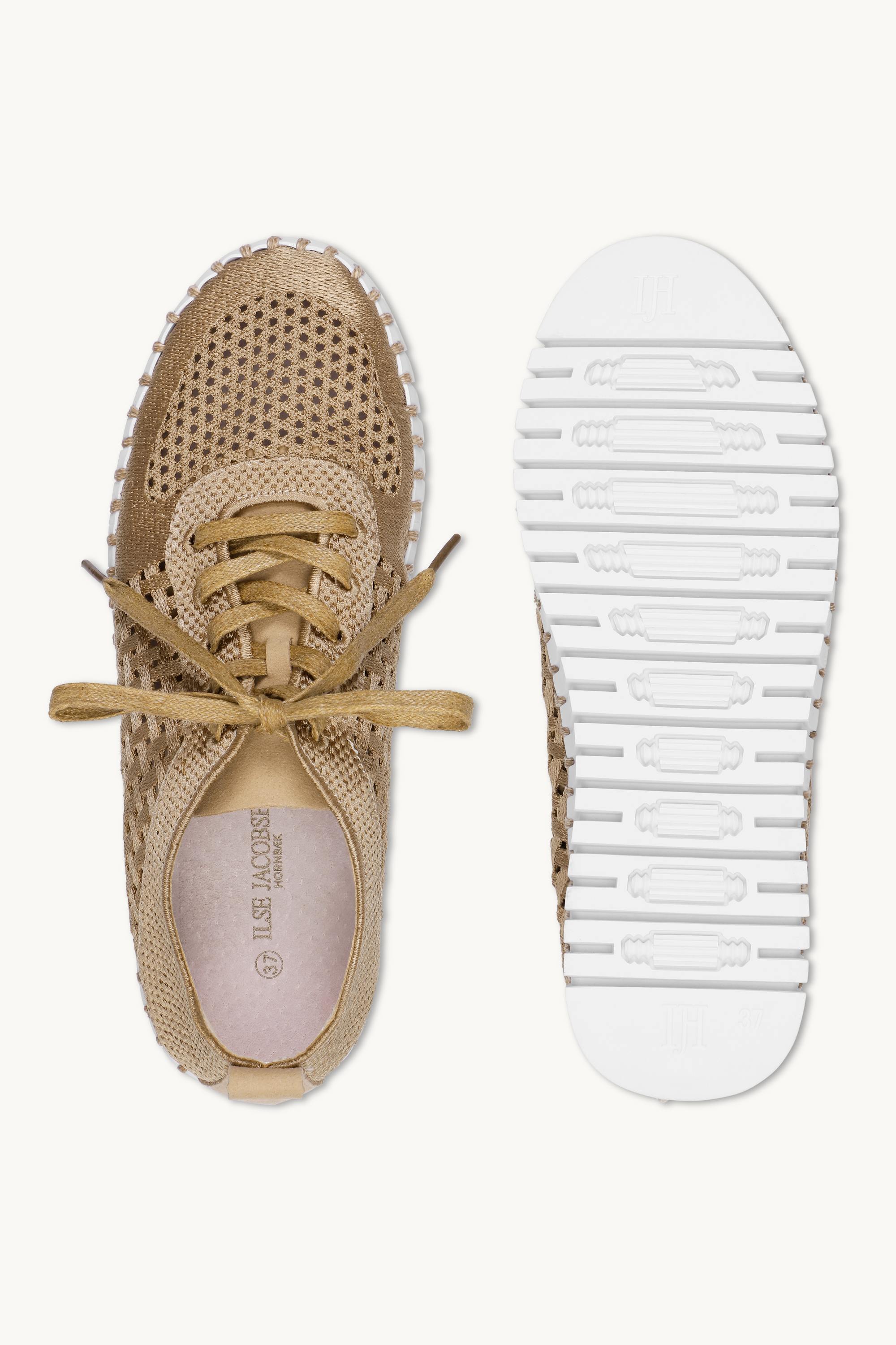 Tulip Chaussures À Lacets - Latte White
