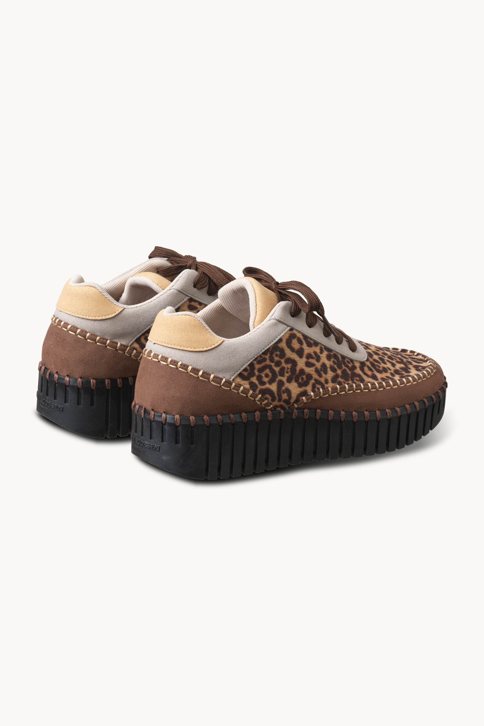 Tulip Sneaker Mix Leo - Brown Black