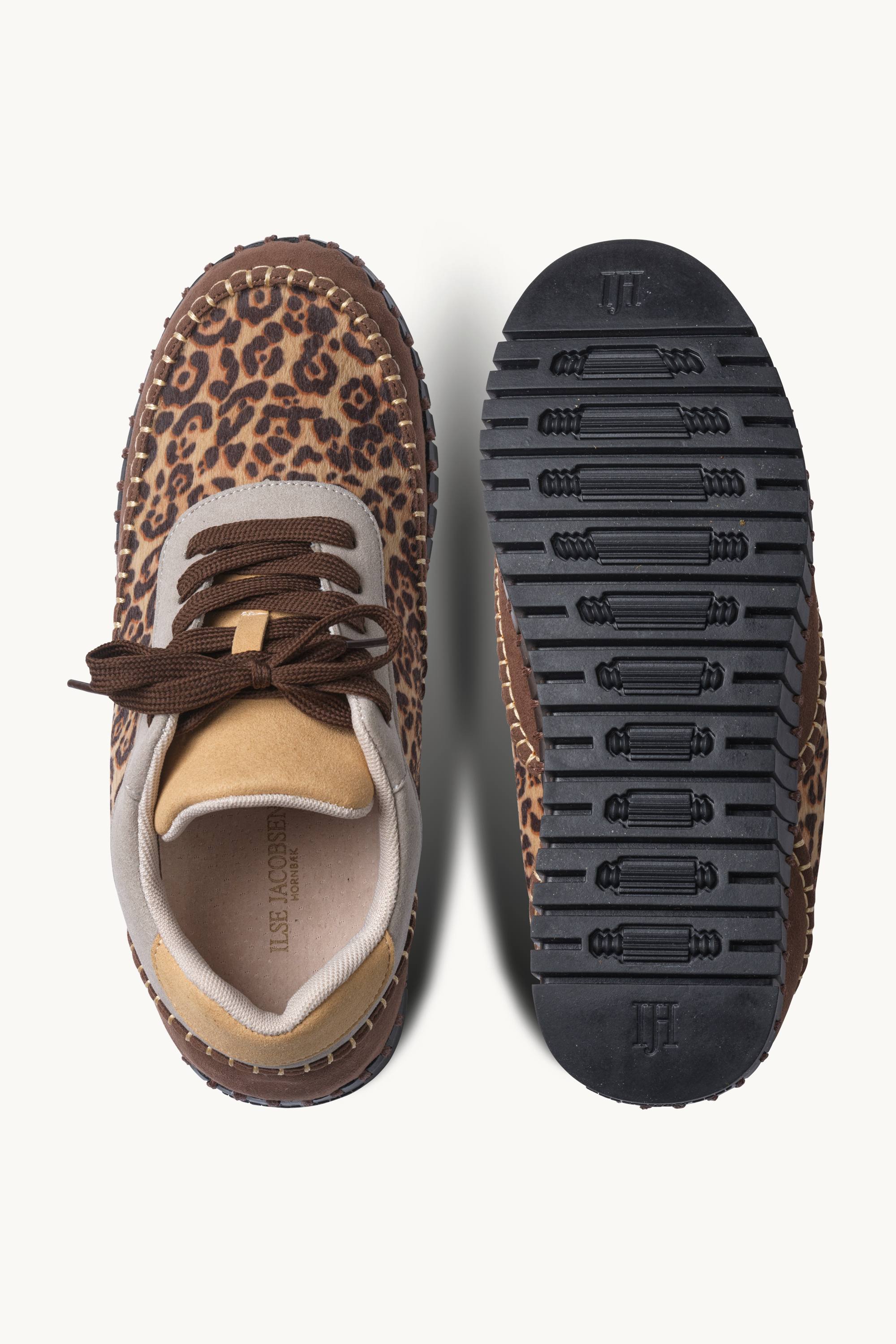 Tulip Sneaker Mix Leo - Brown Black