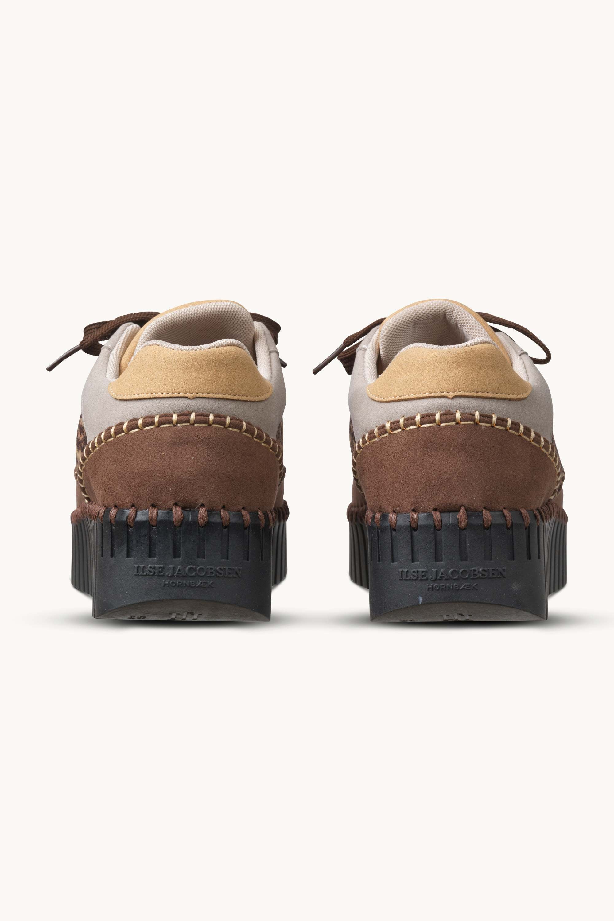 Tulip Sneaker Mix Leo - Brown Black