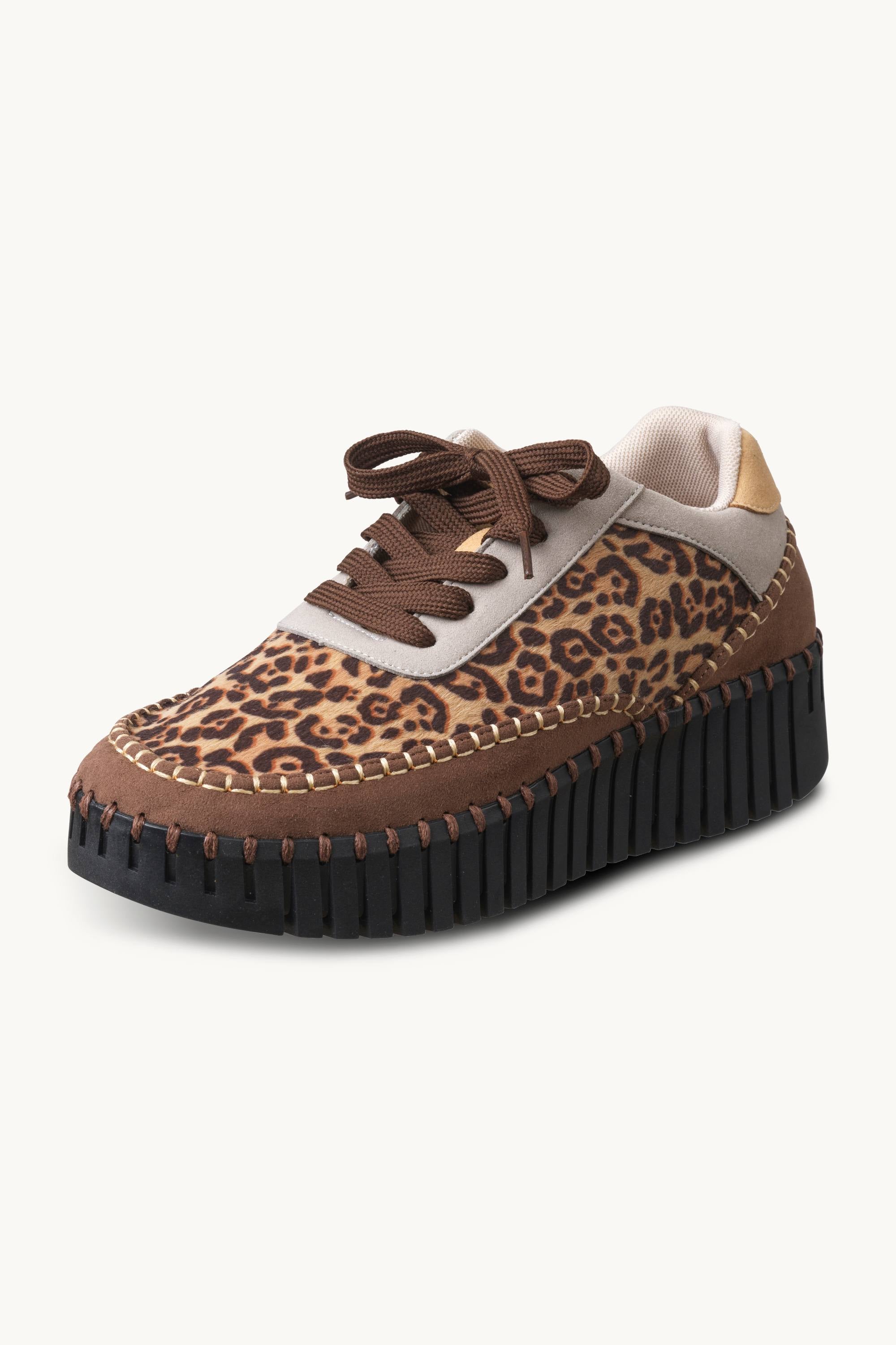 Tulip Sneaker Mix Leo - Brown Black