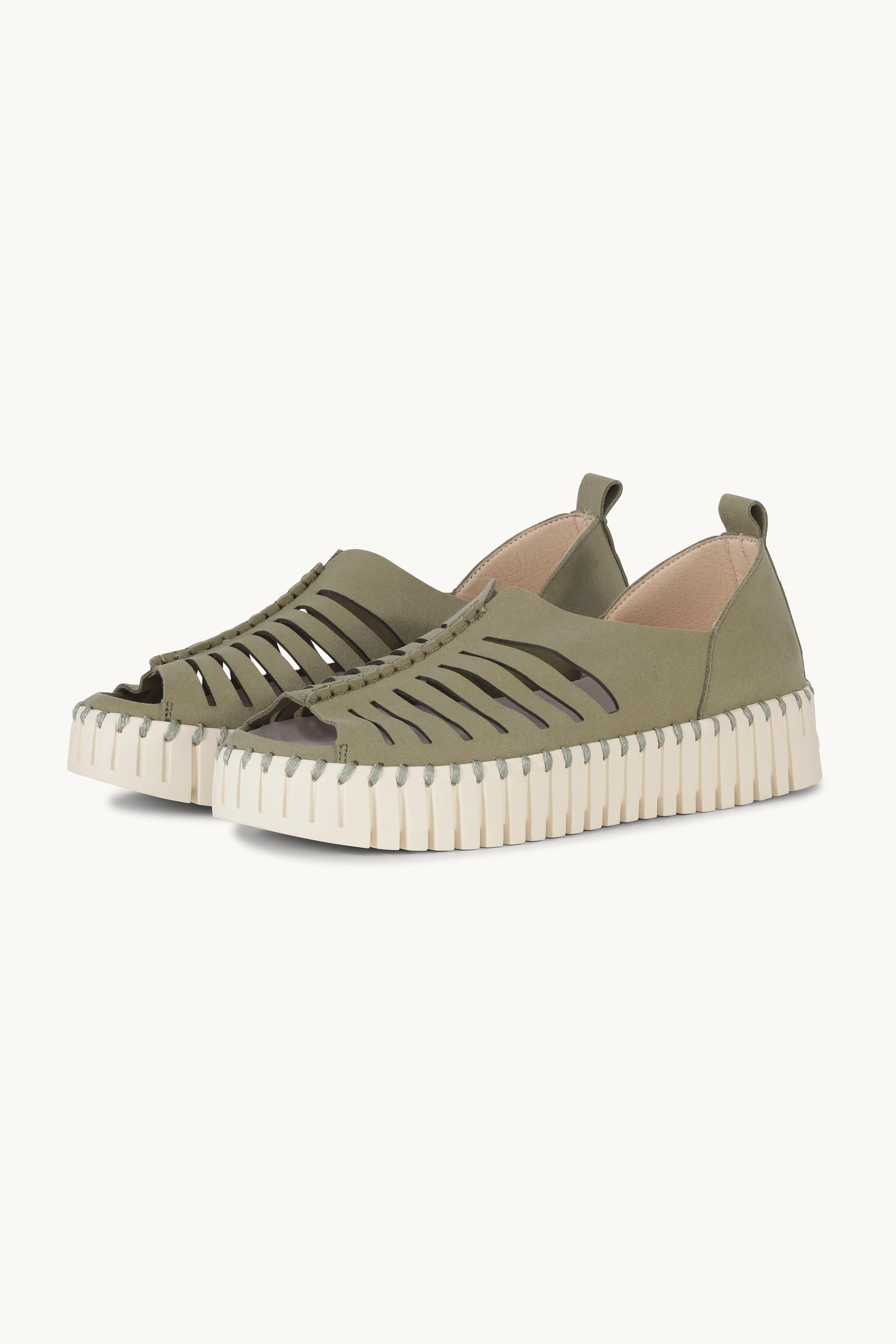 Tulip Shaped Sandal - Army