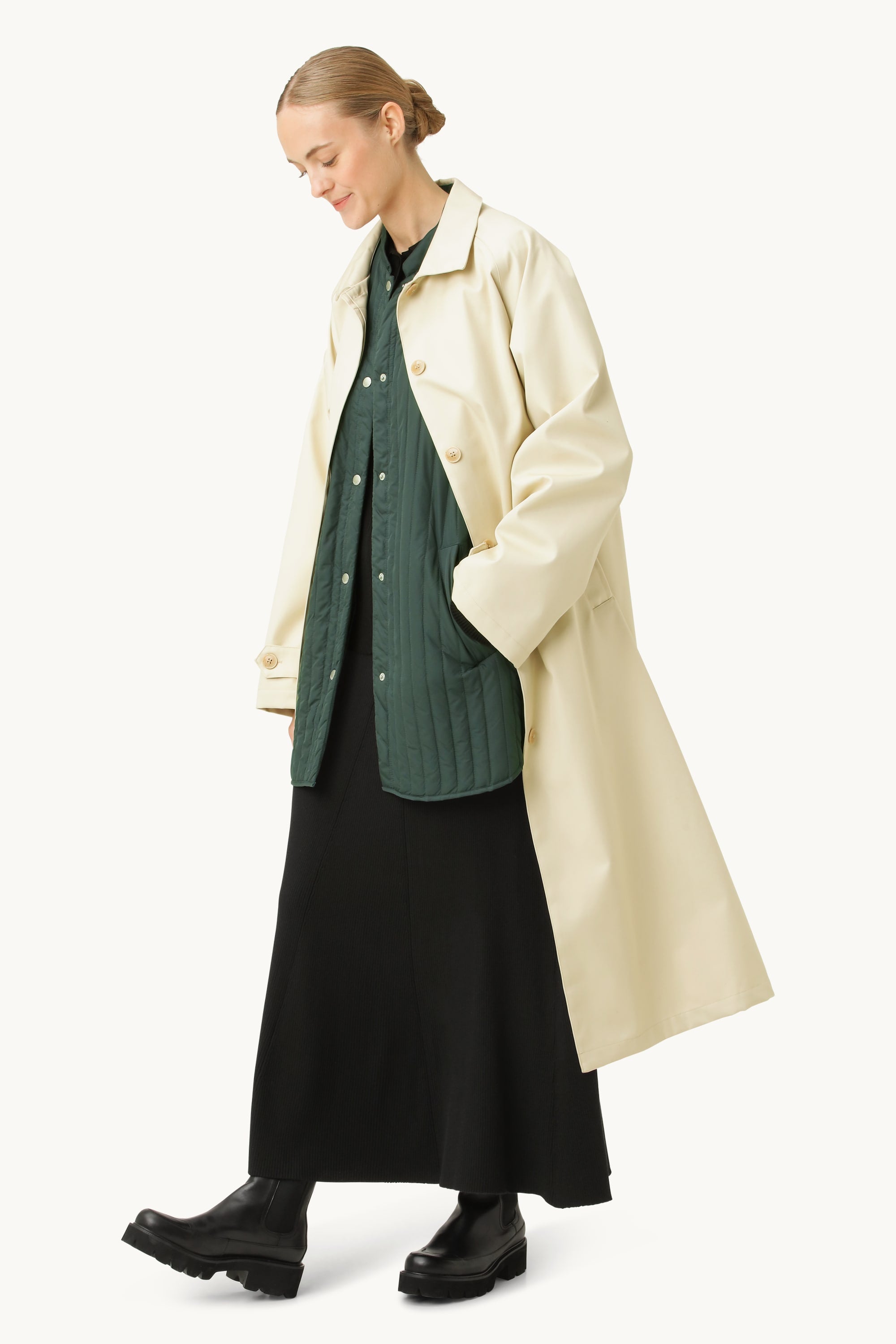 Imperméable en coton - Sable Blanchi