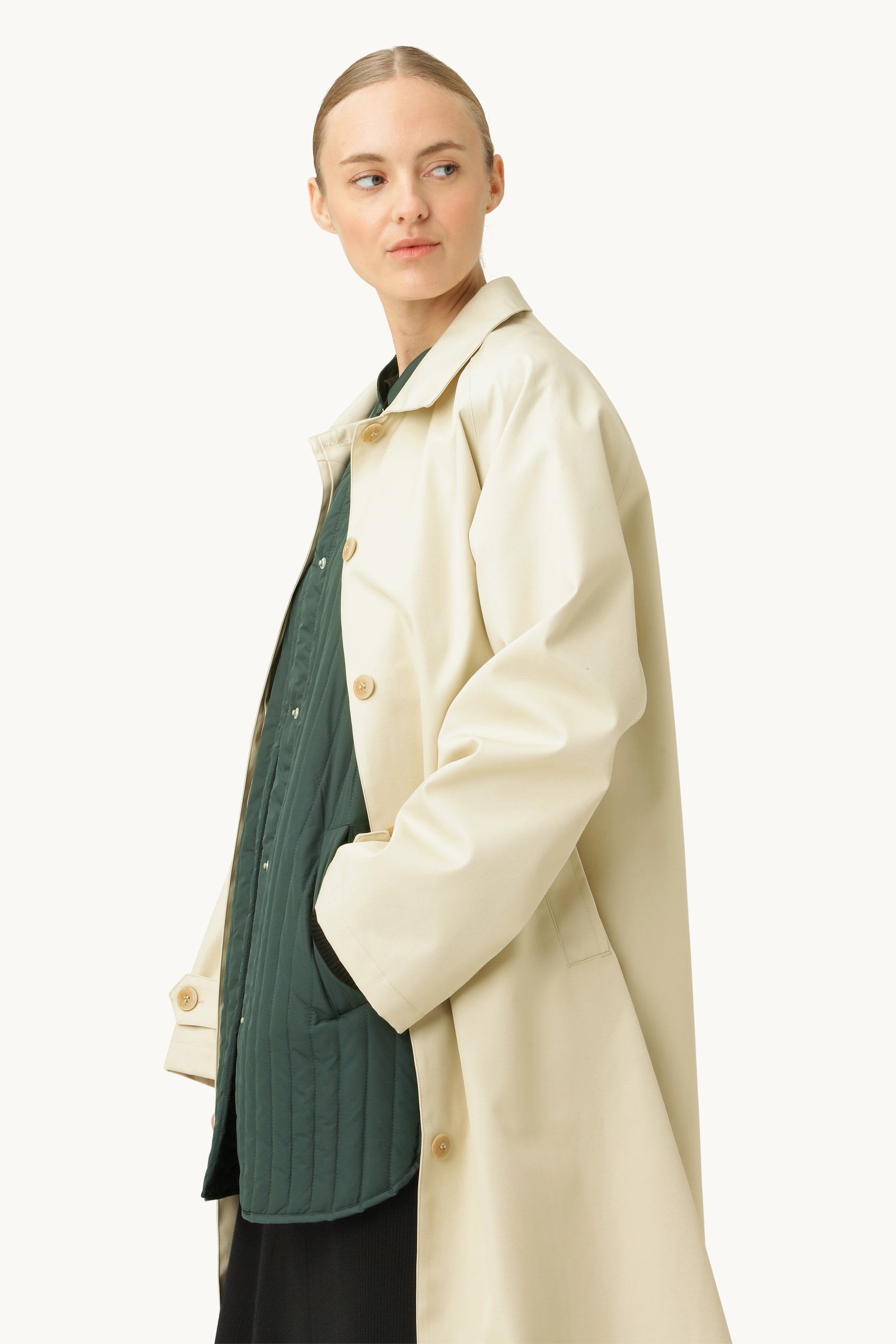 Imperméable en coton - Sable Blanchi