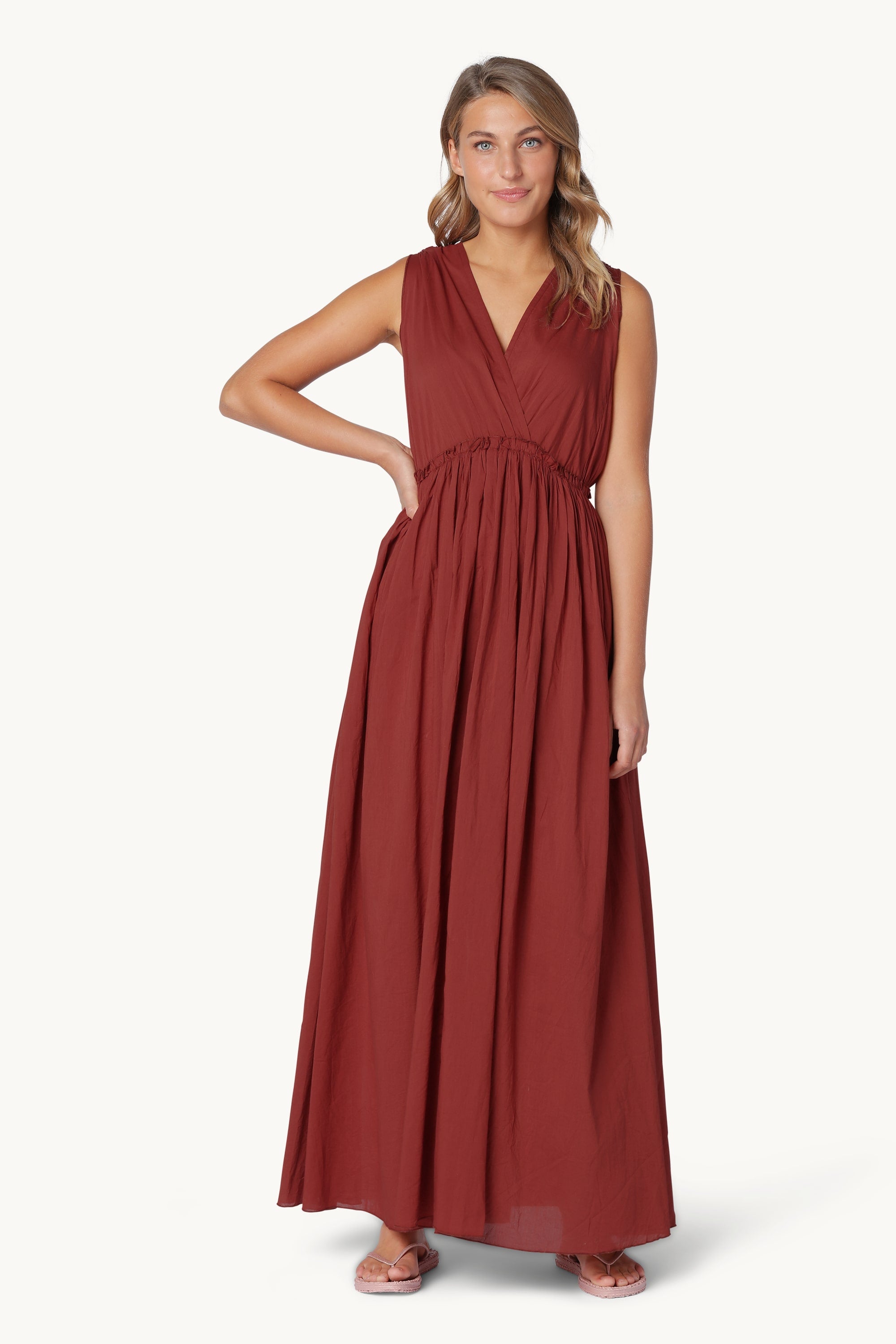 Dress - Redwood