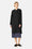 Long Zipped Coat - Black
