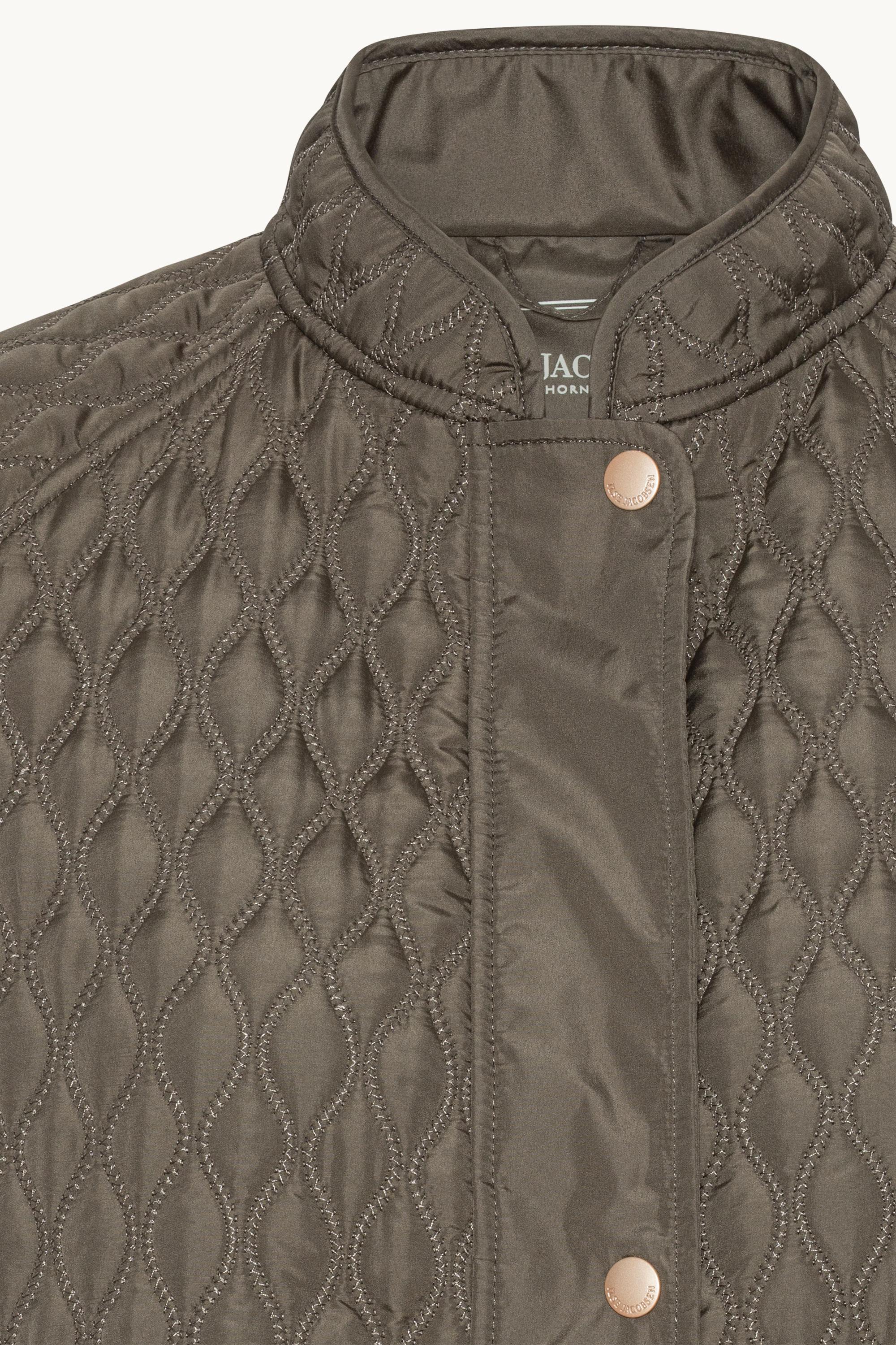 Long Quilt Coat - Tarmac