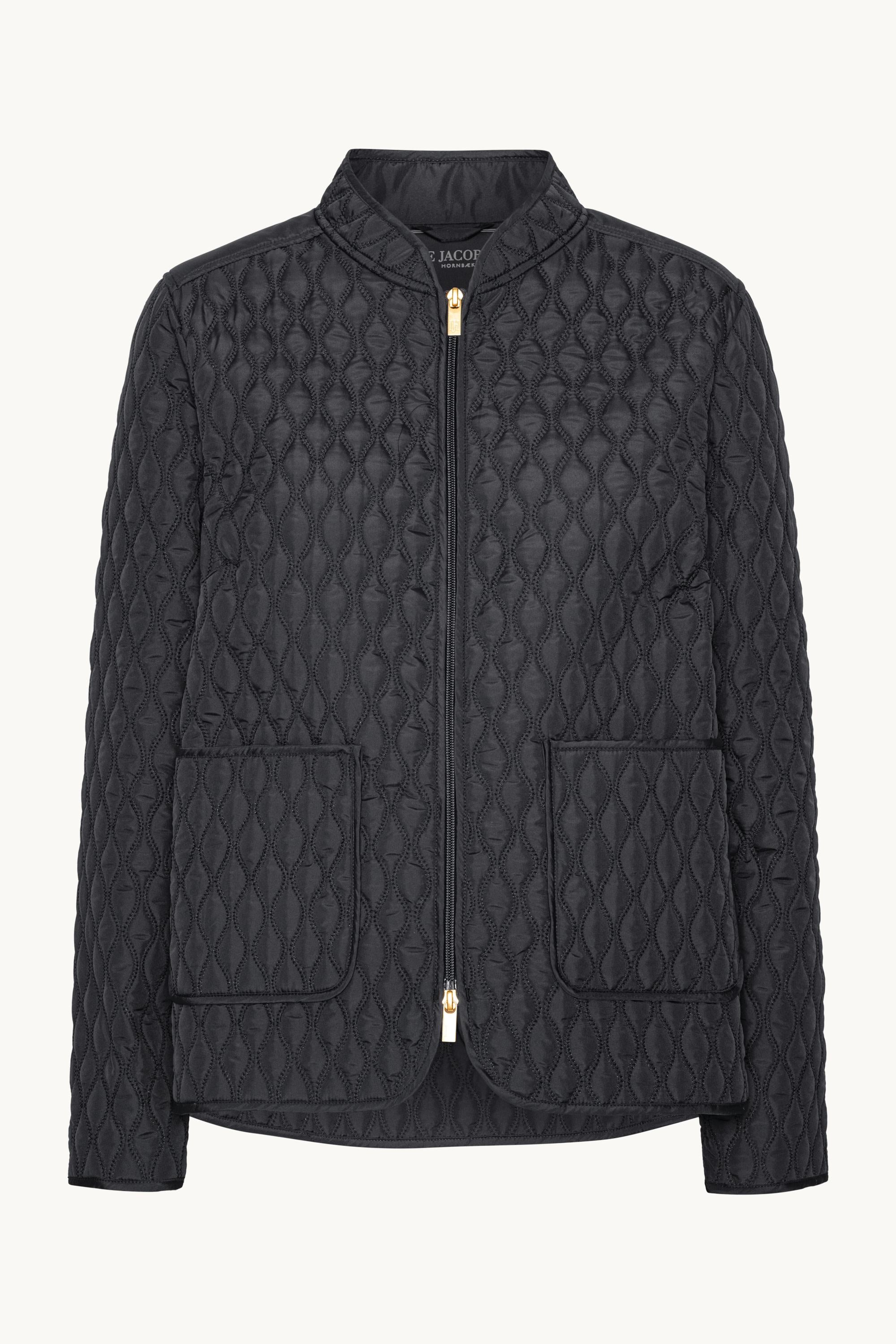 Short Quilt Jacket - Dark Indigo