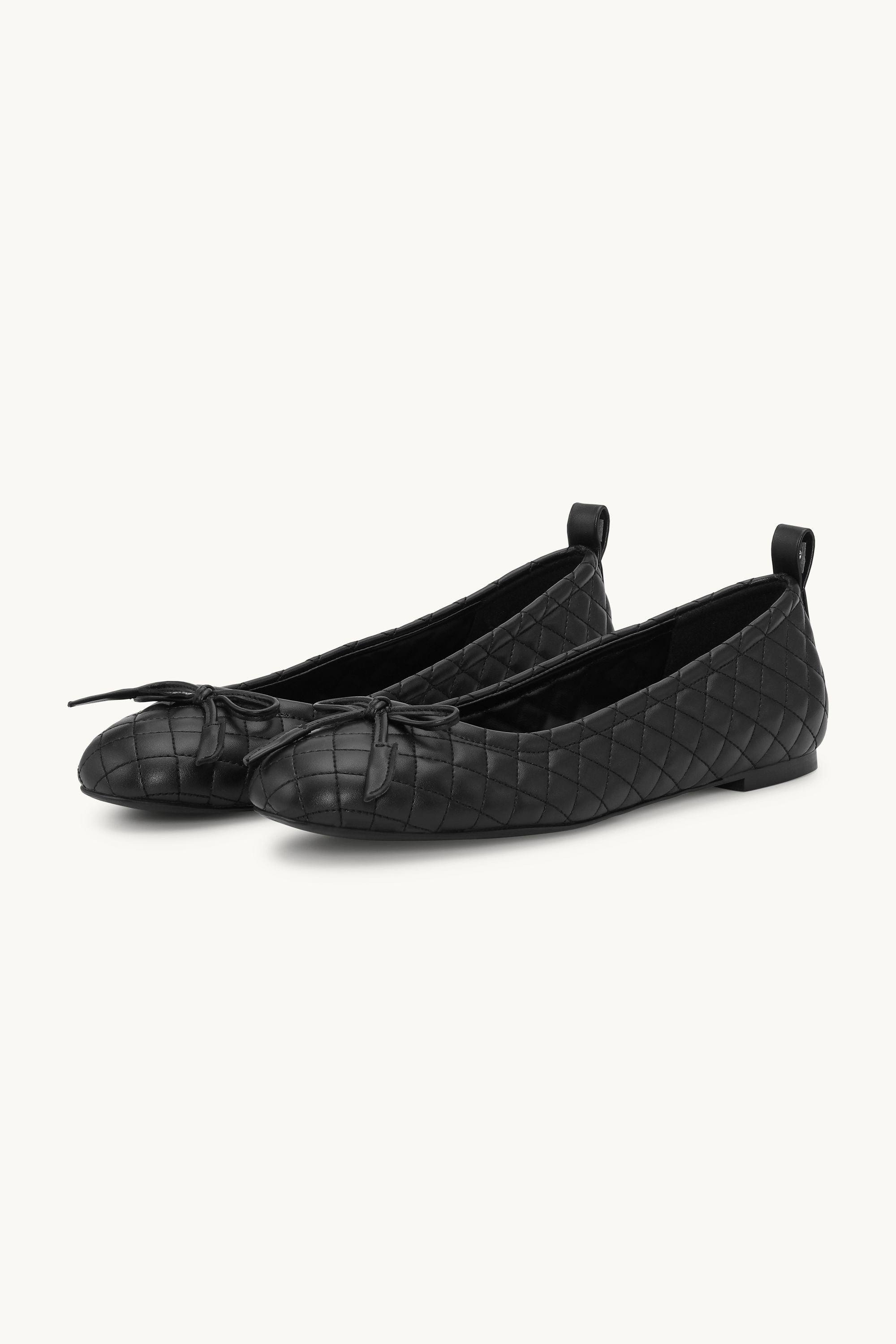 Quilted Ballerina - Black Black