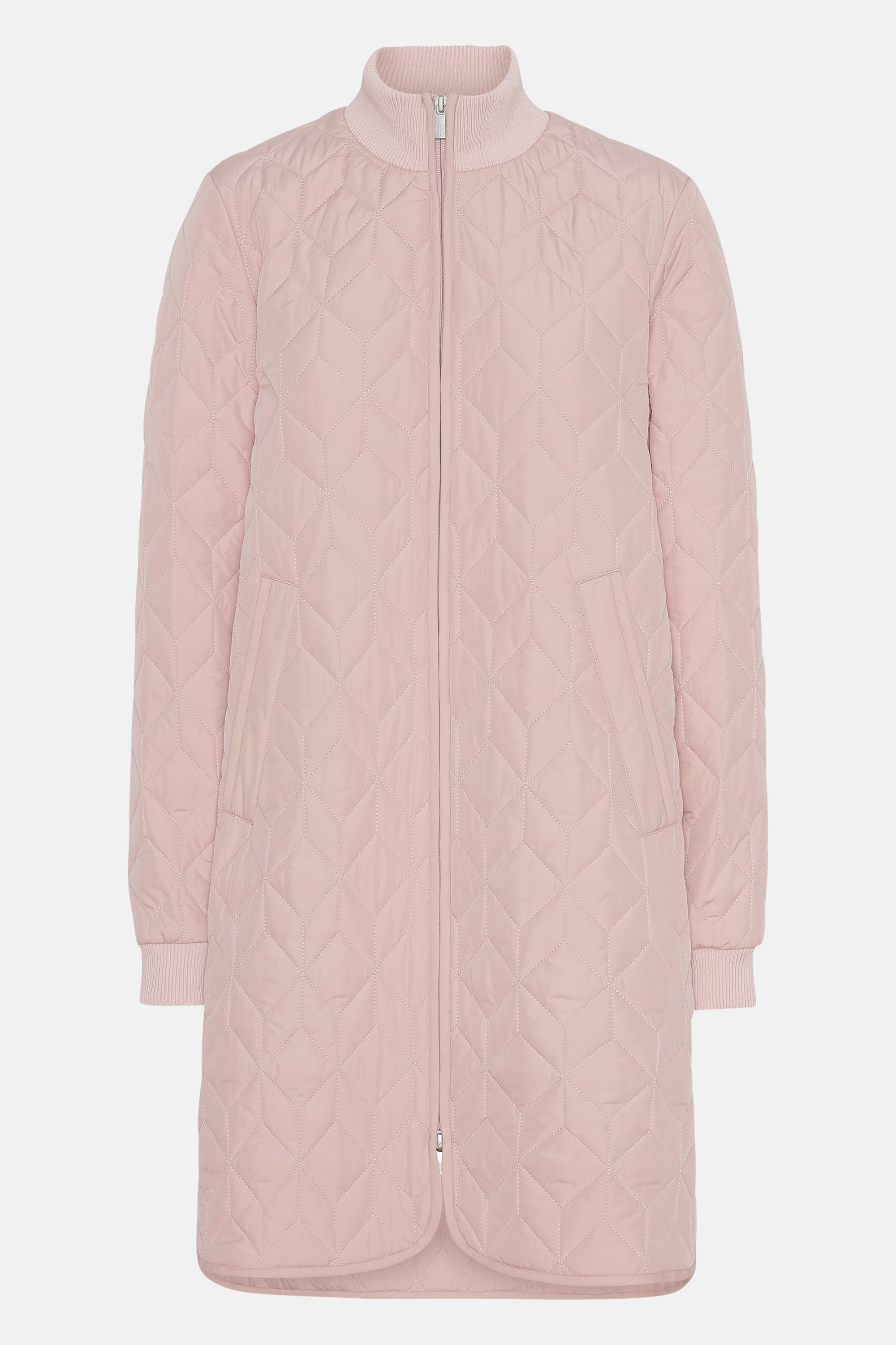 Veste Longue Matelassée - Pale Pink