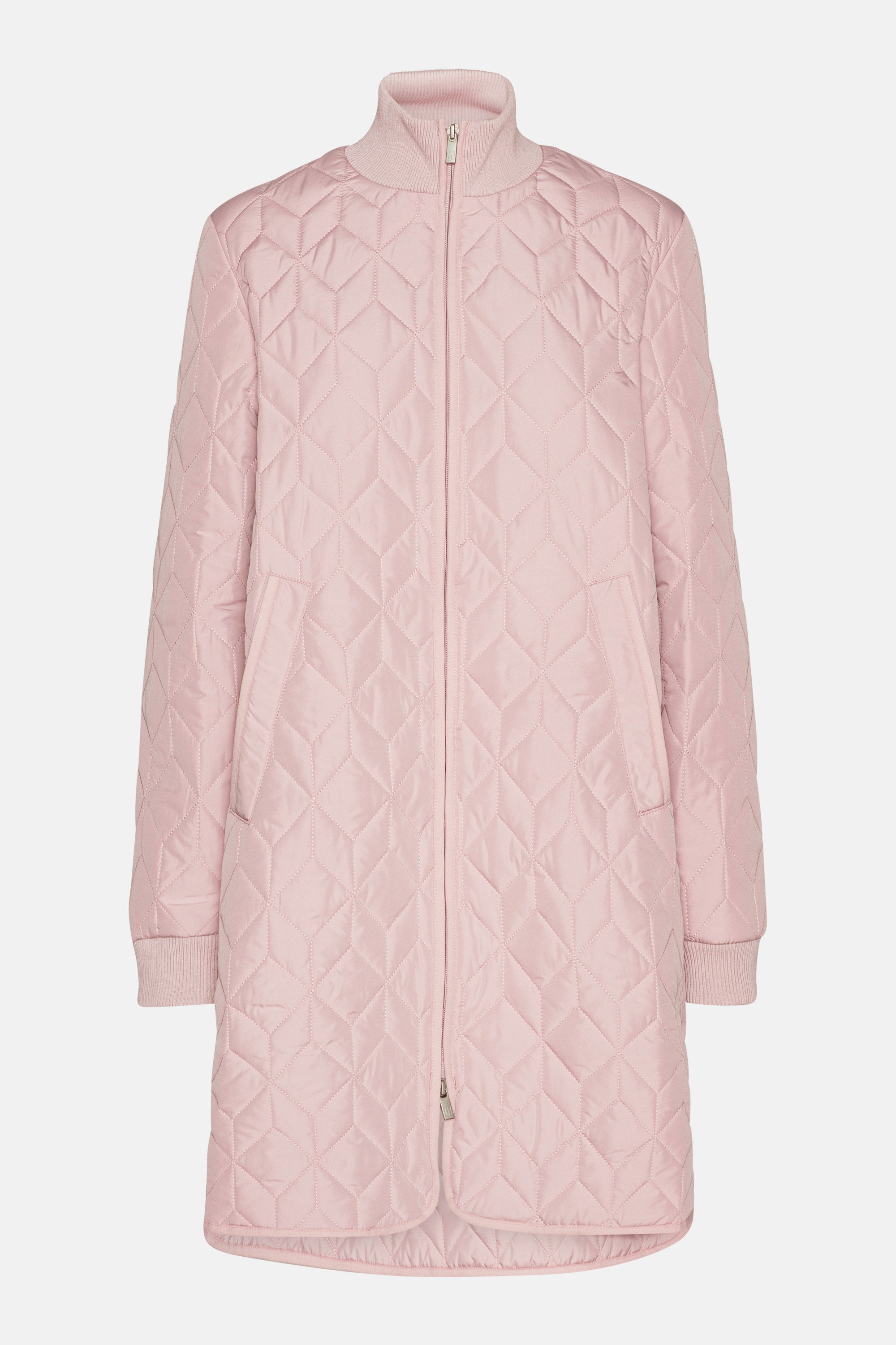 Veste Longue Matelassée - Burnished Lilac