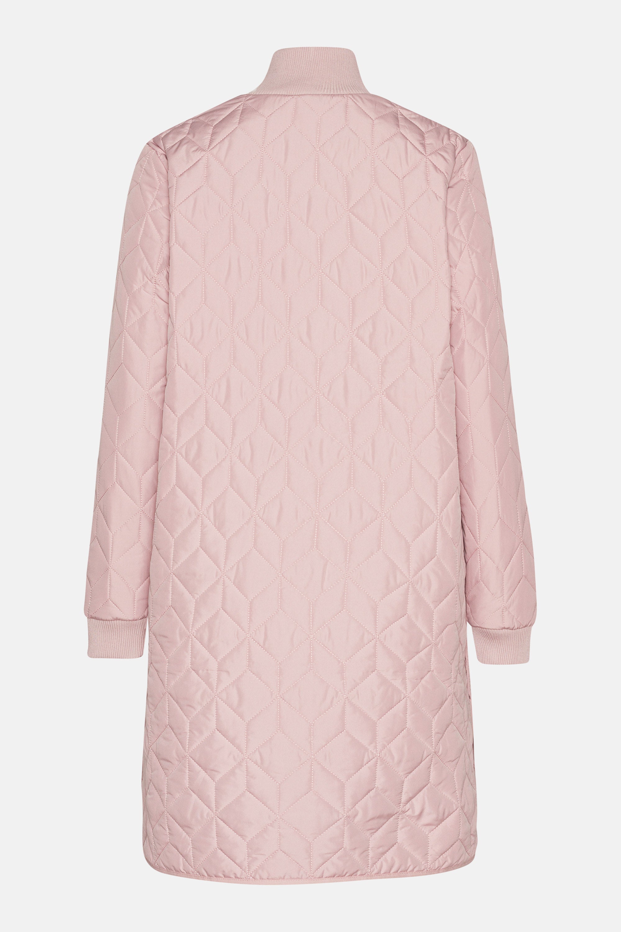 Veste Longue Matelassée - Burnished Lilac