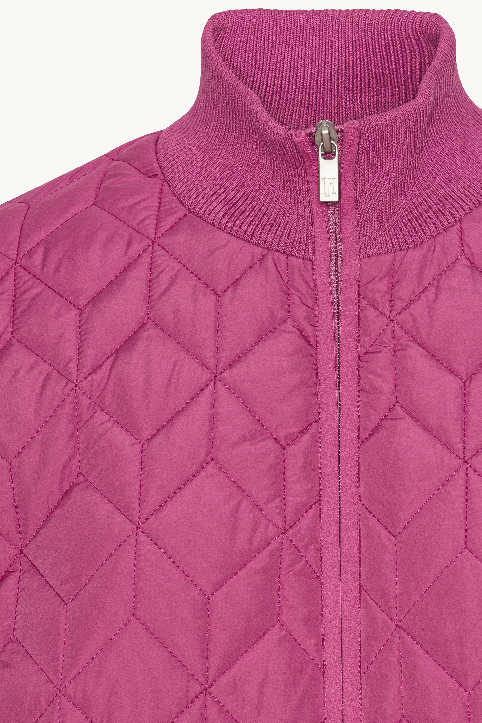 Veste Longue Matelassée - Magenta Haze