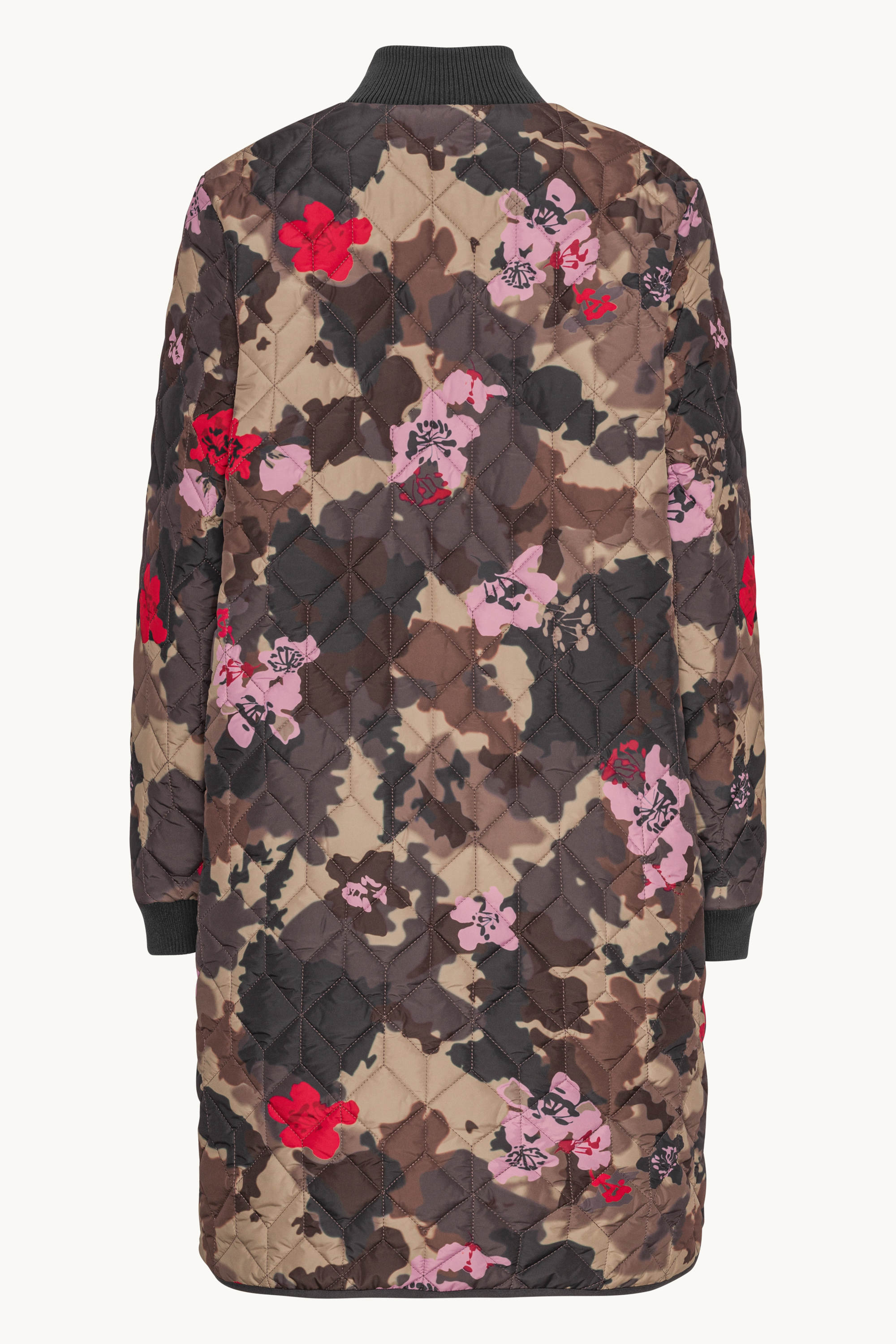 Manteau matelassé - Motif camouflage floral