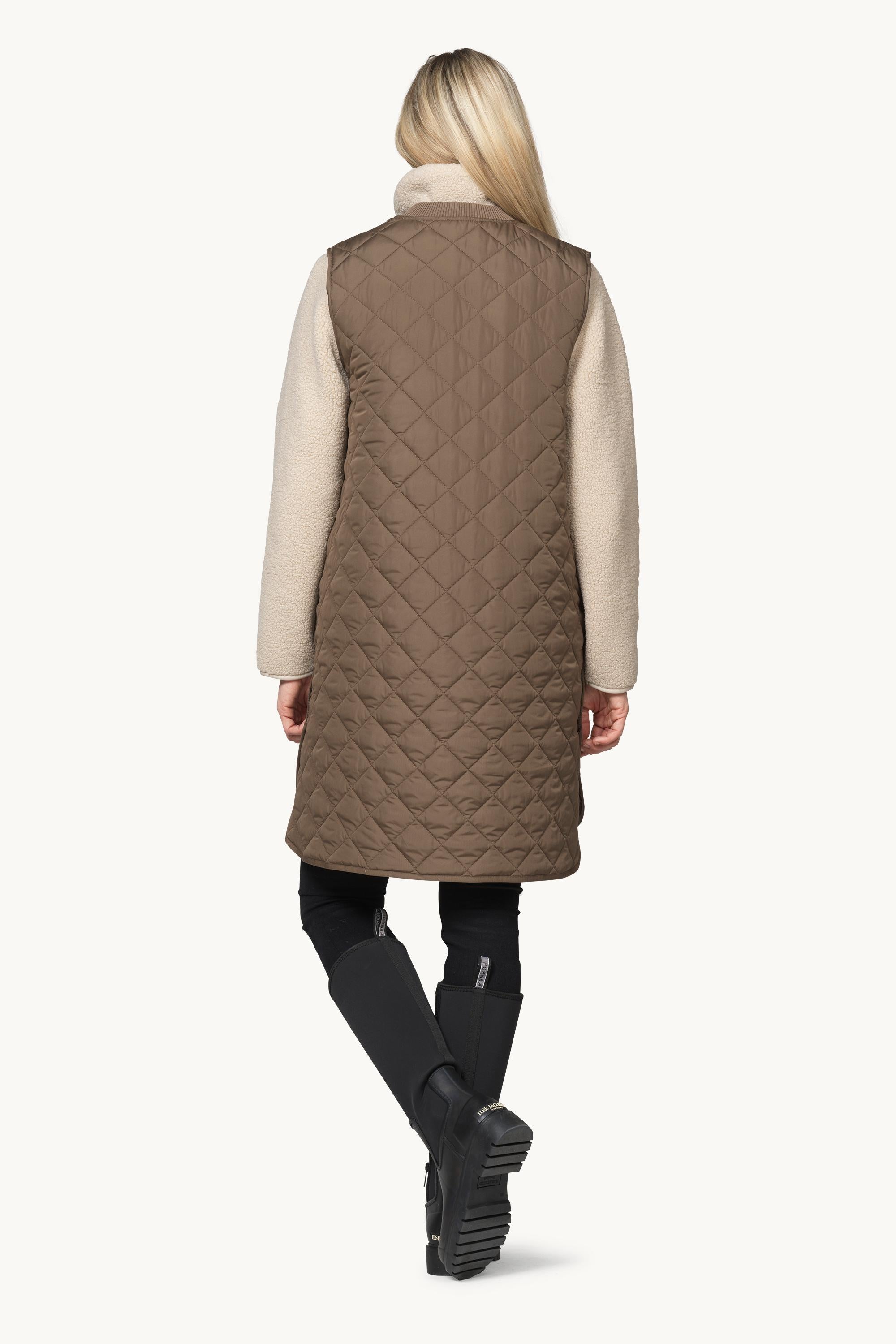 Quilt Vest - Mud