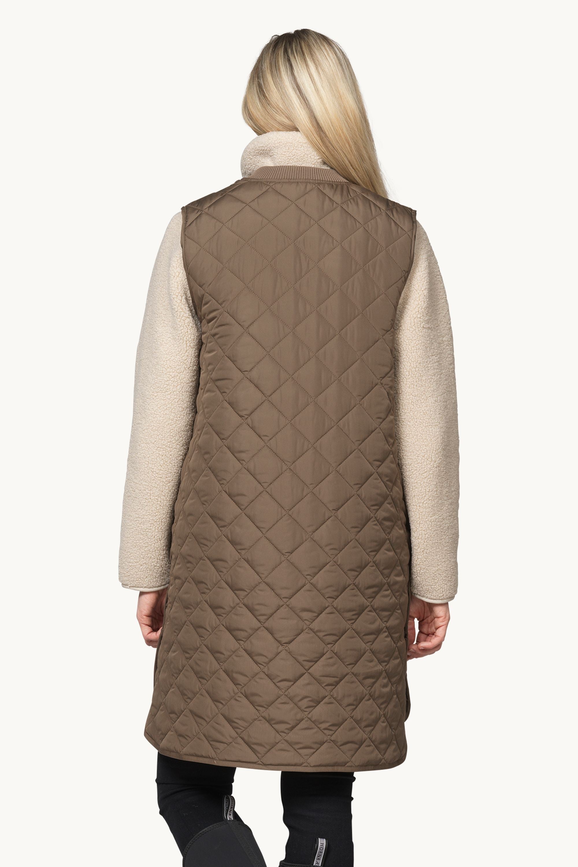 Quilt Vest - Mud