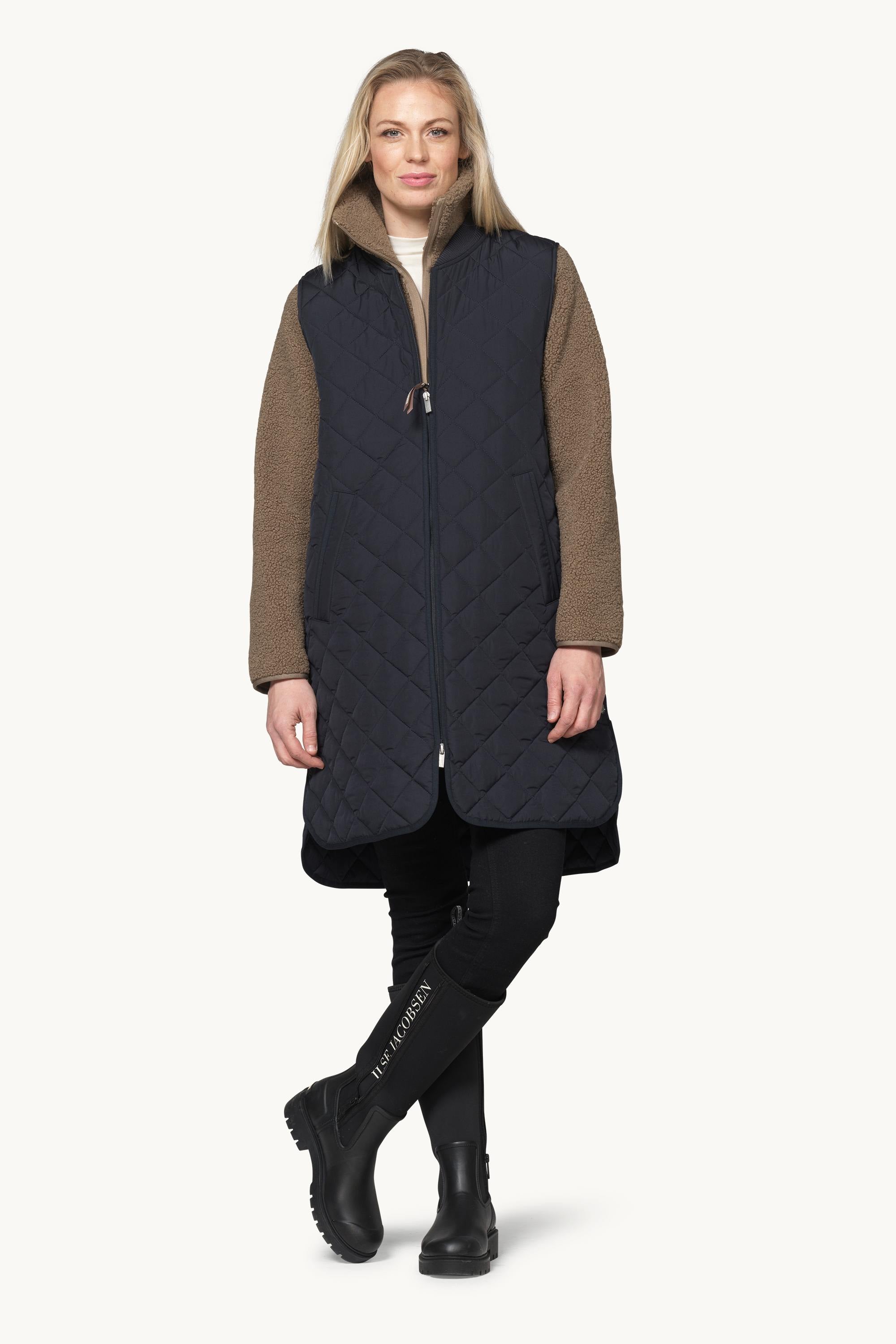 Quilt Vest - Dark Indigo