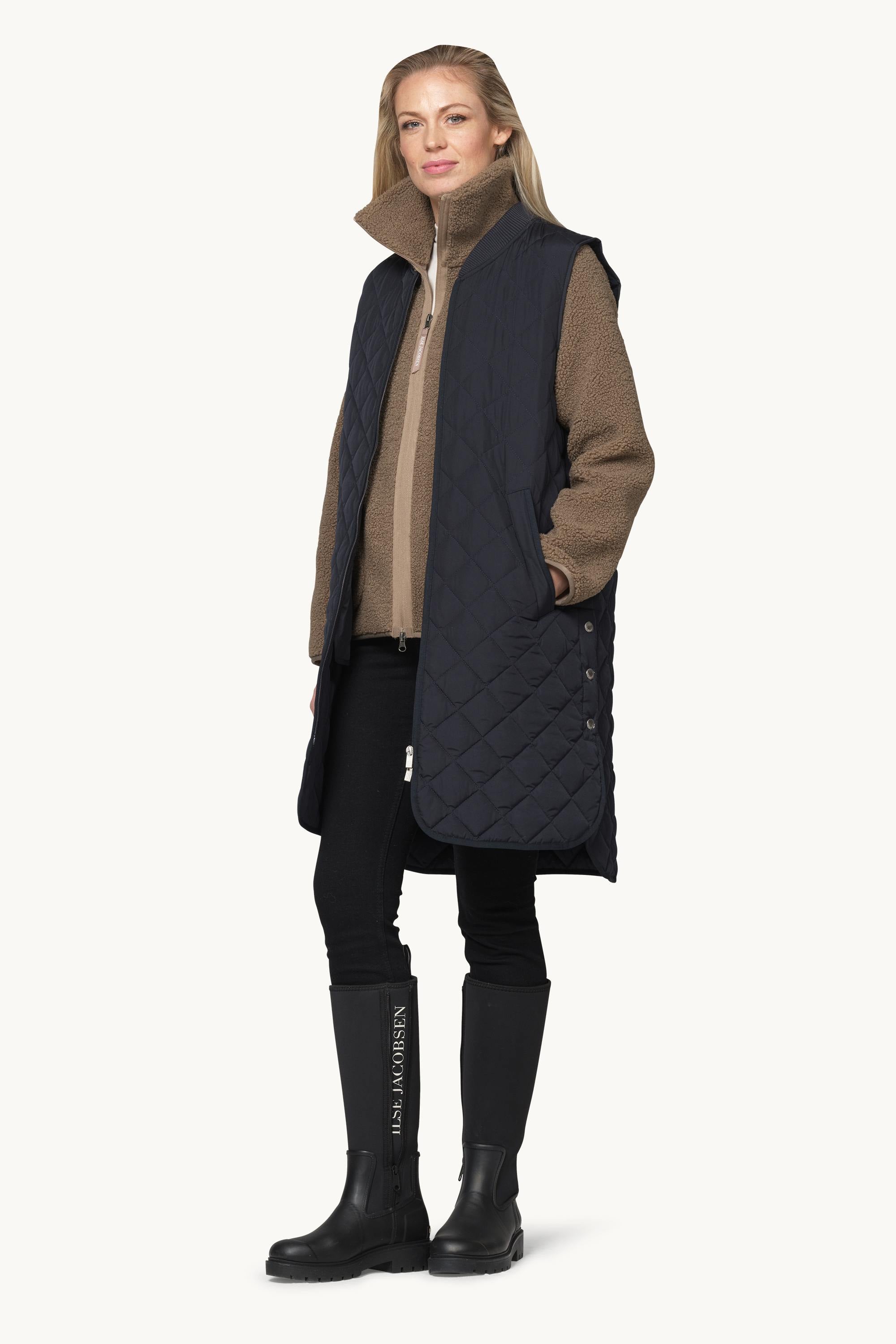 Quilt Vest - Dark Indigo