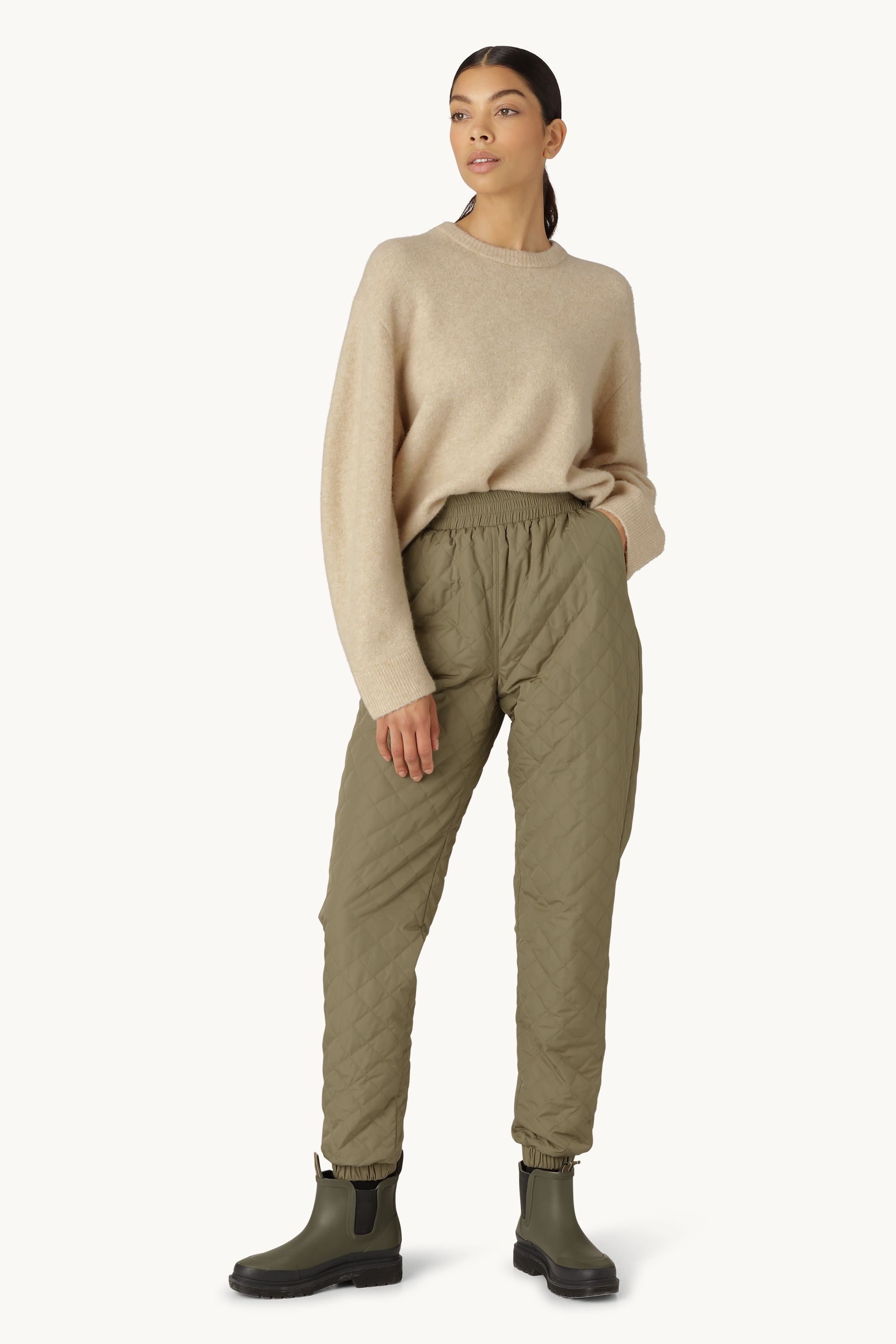 Pantalon Quilt - Sauge