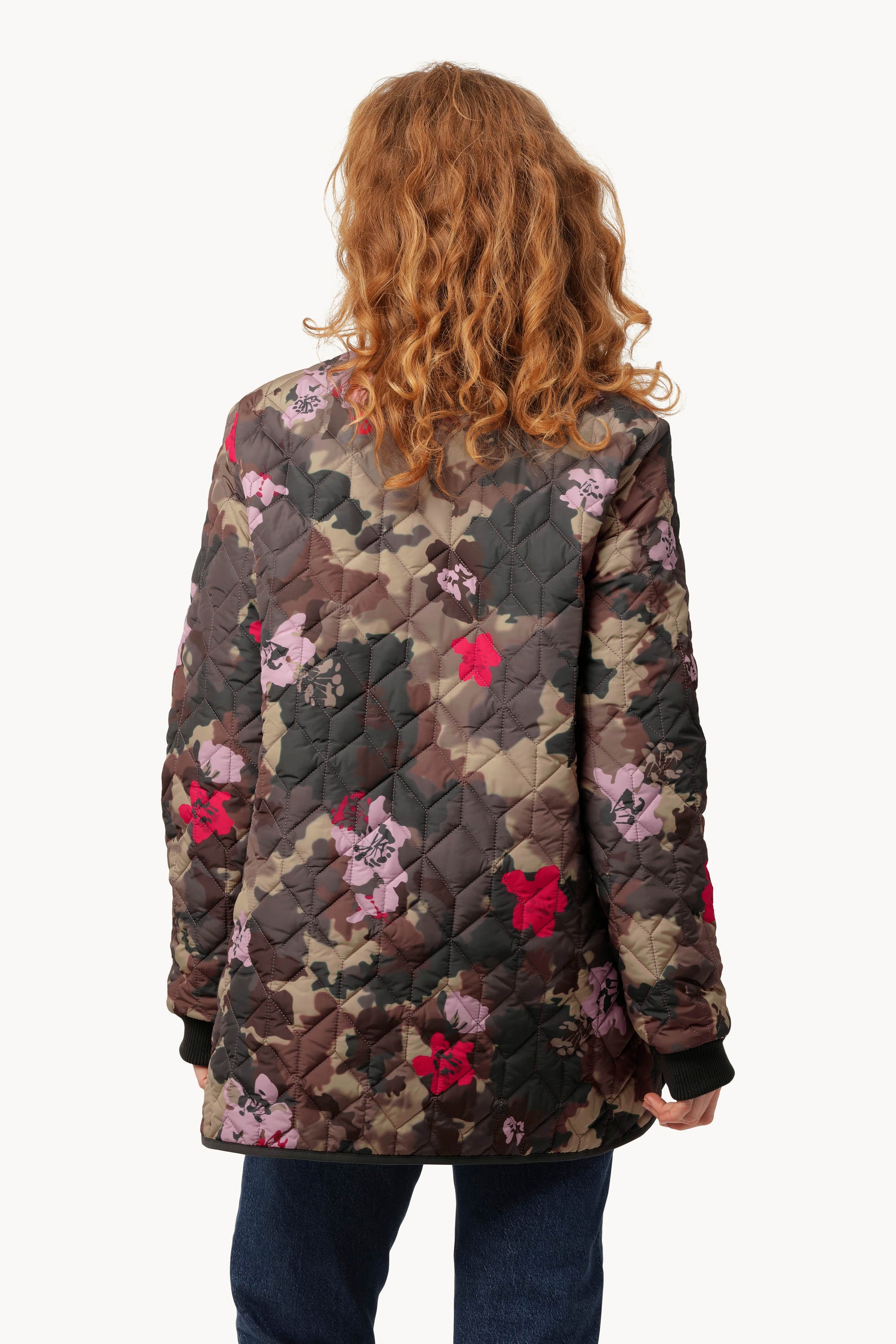 Veste matelassée - Motif camouflage floral
