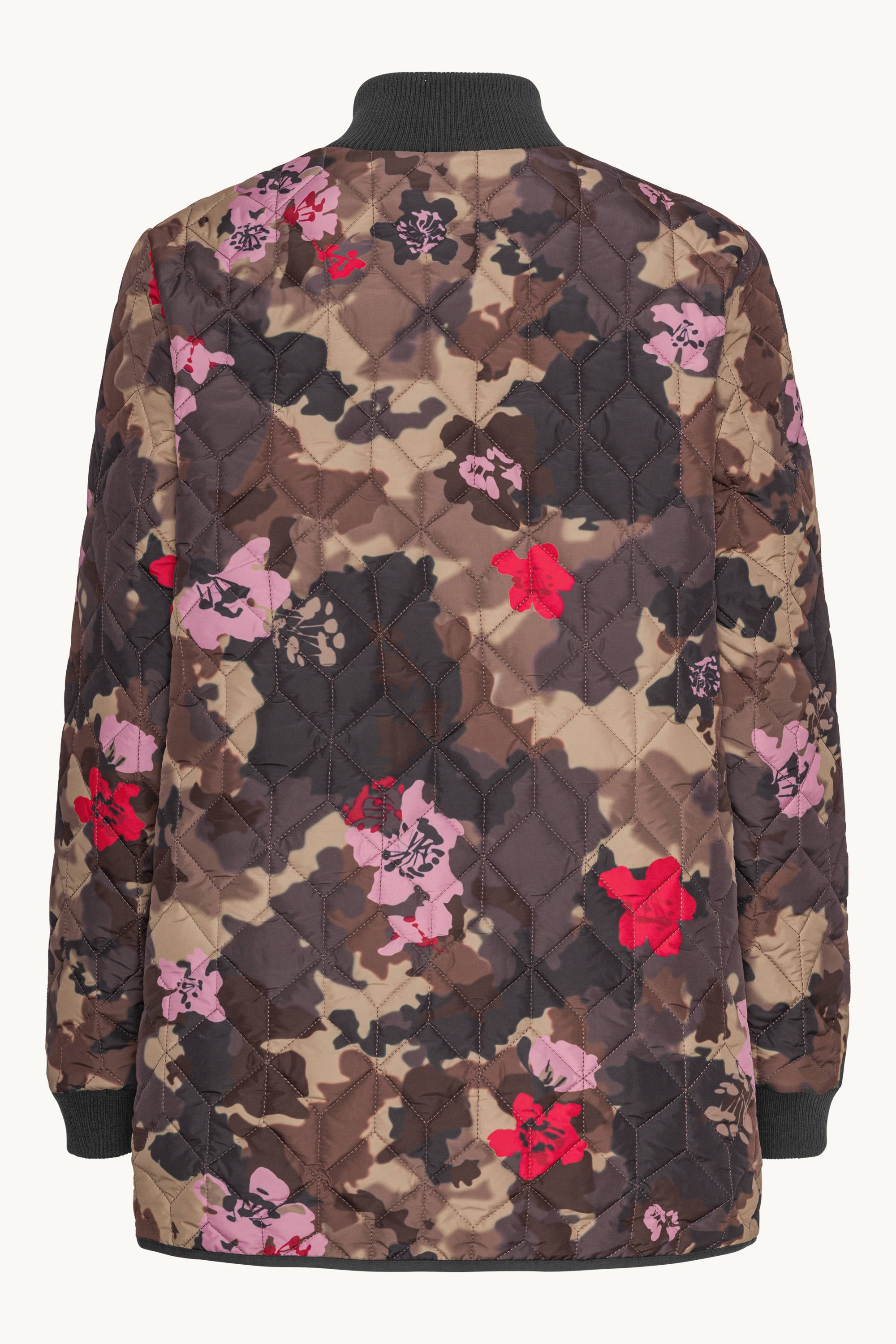 Veste matelassée - Motif camouflage floral