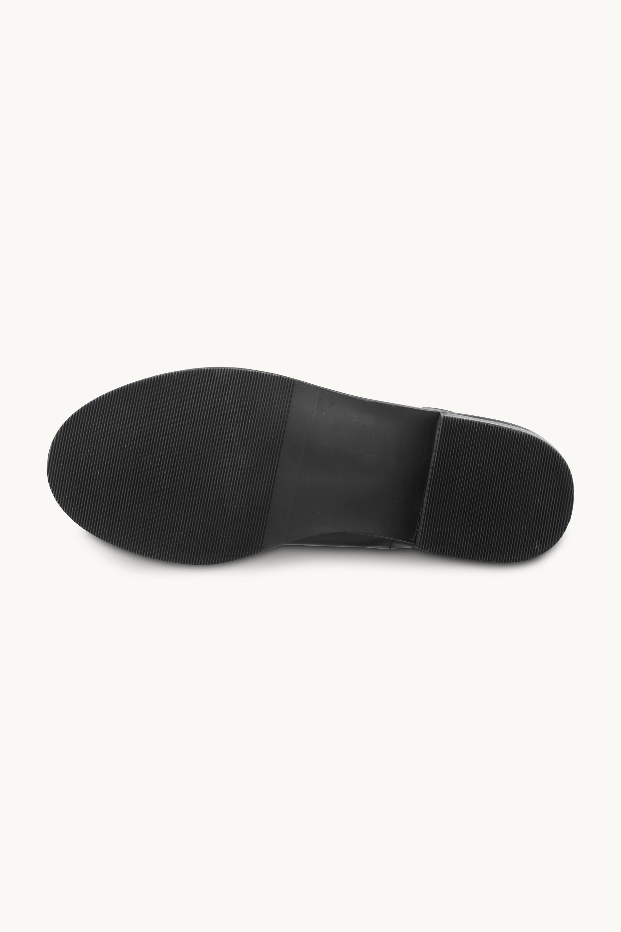 Leather Ankle Boots - Black Black
