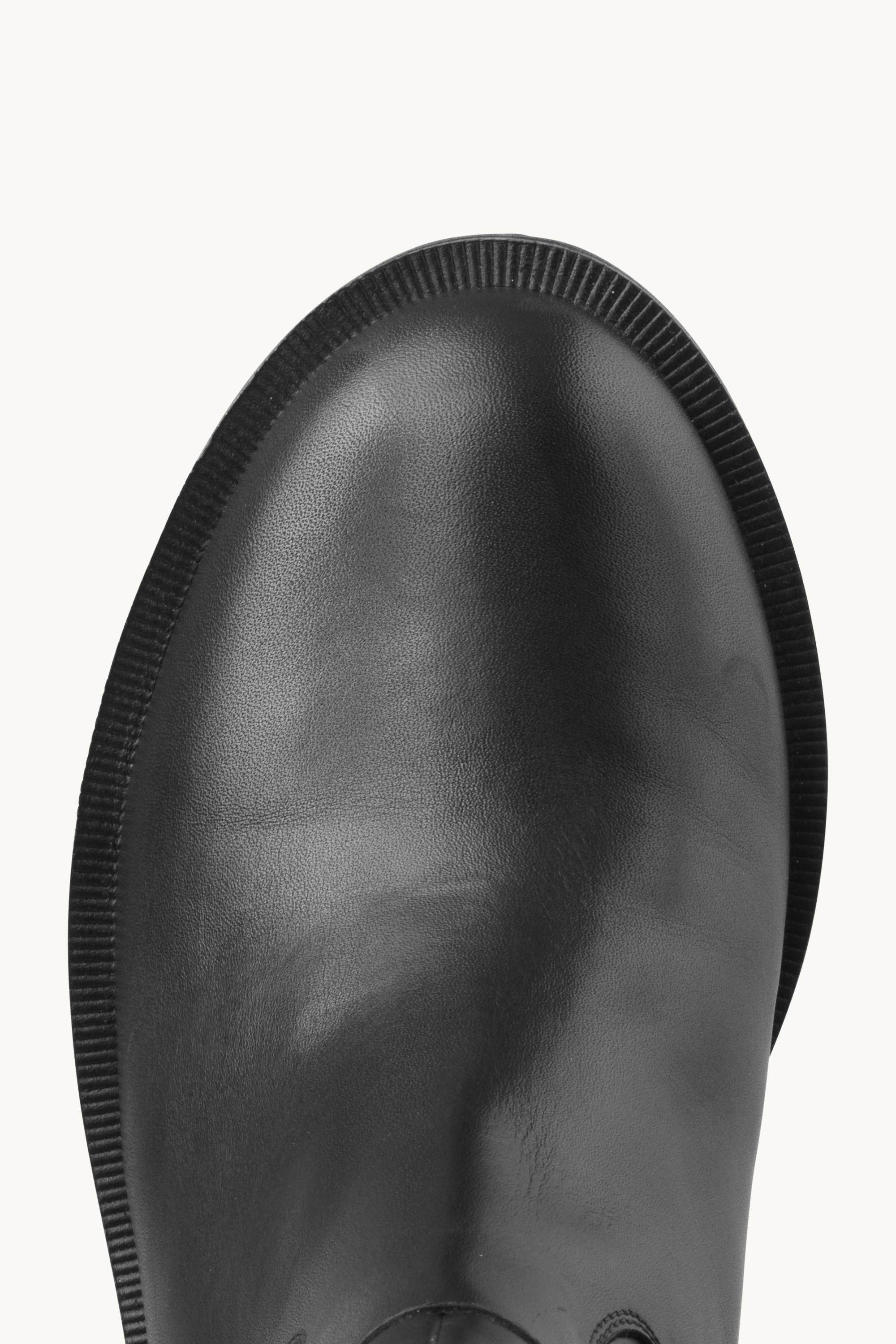 Leather Ankle Boots - Black Black