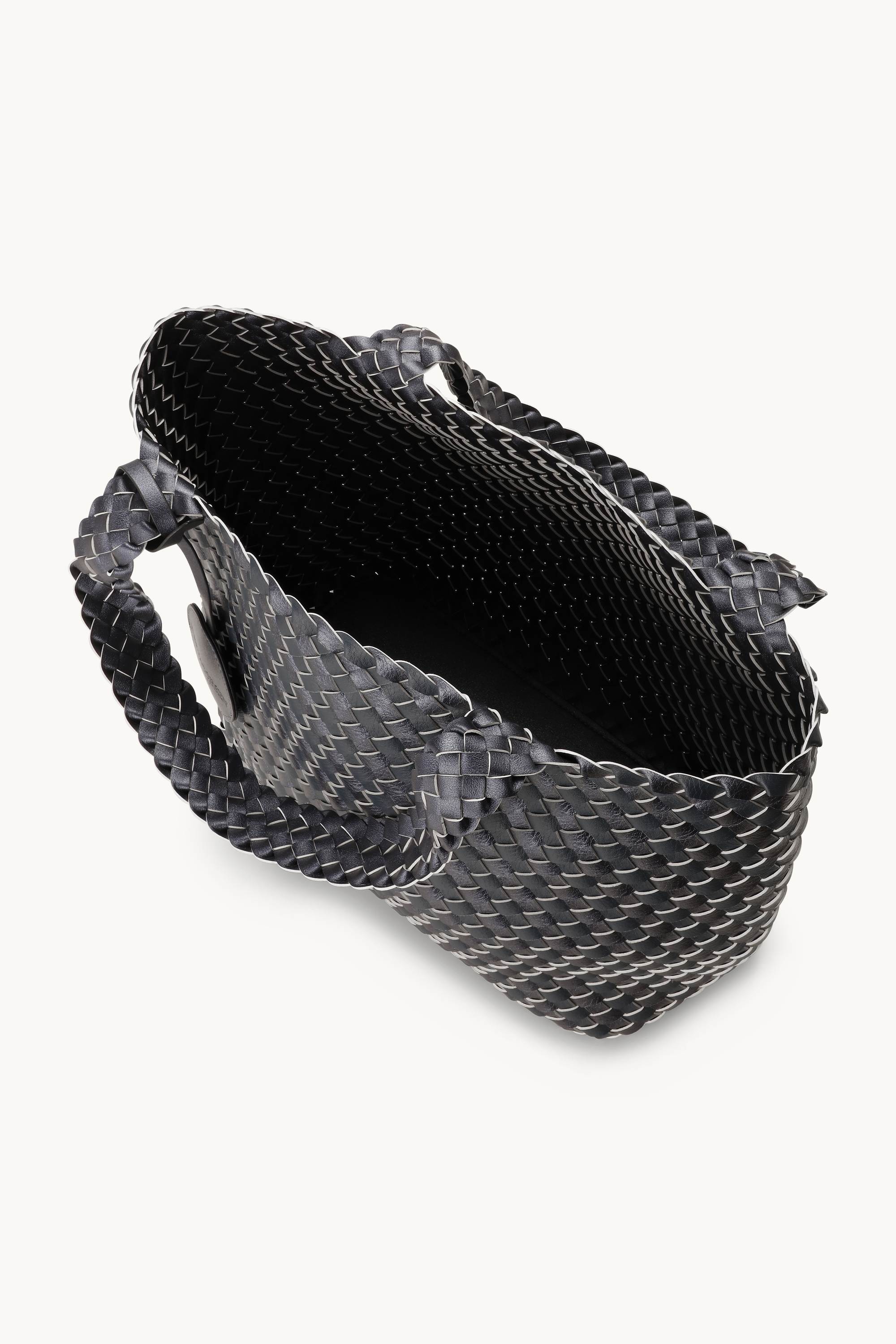 Tote Bag Braided - Ombre Blue Metallic Ombre Blue