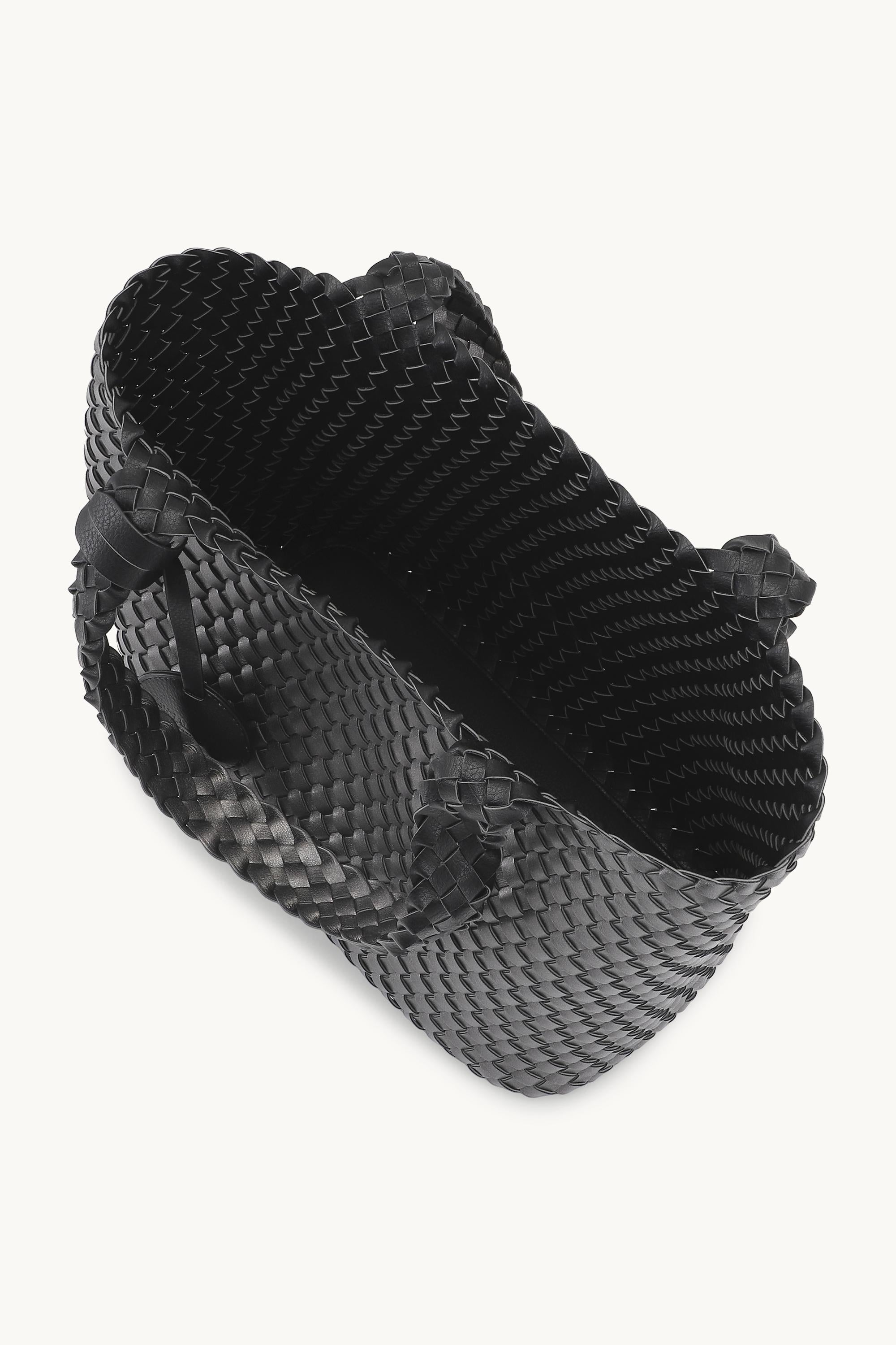 Tote Bag Braided - Black Gun metal