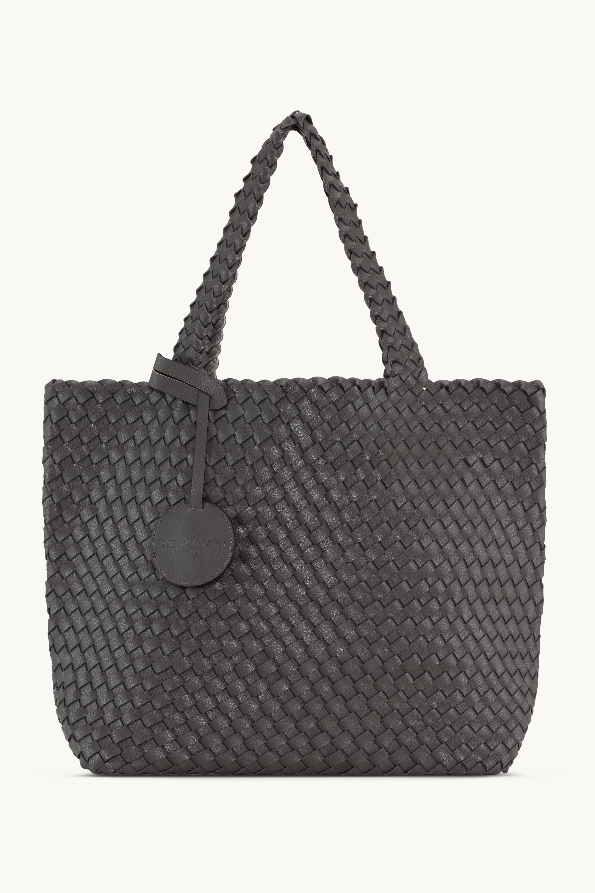 Tote Bag Braided - Dark Shadow Gun Metal