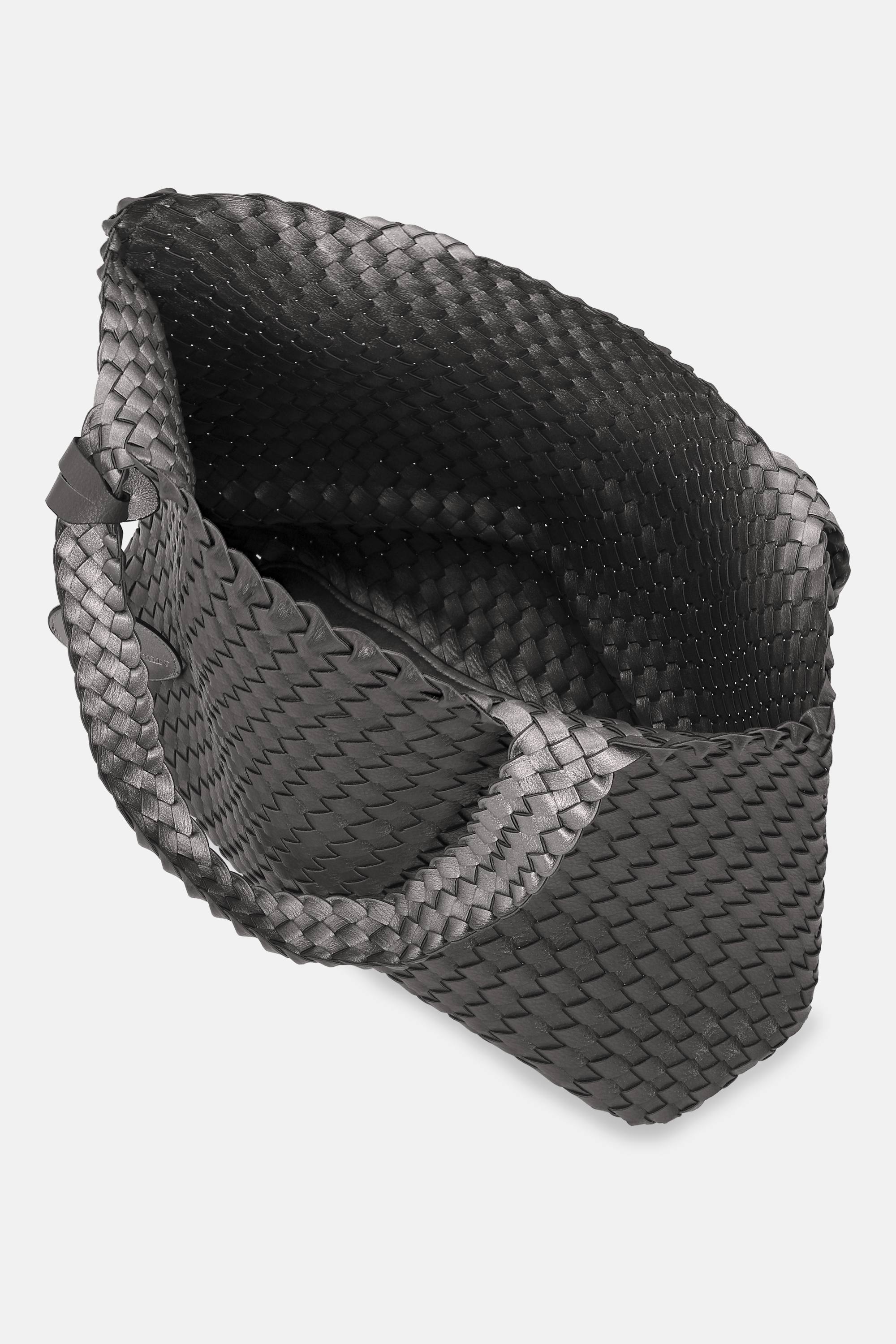 Tote Bag Braided - Dark Shadow Gun Metal