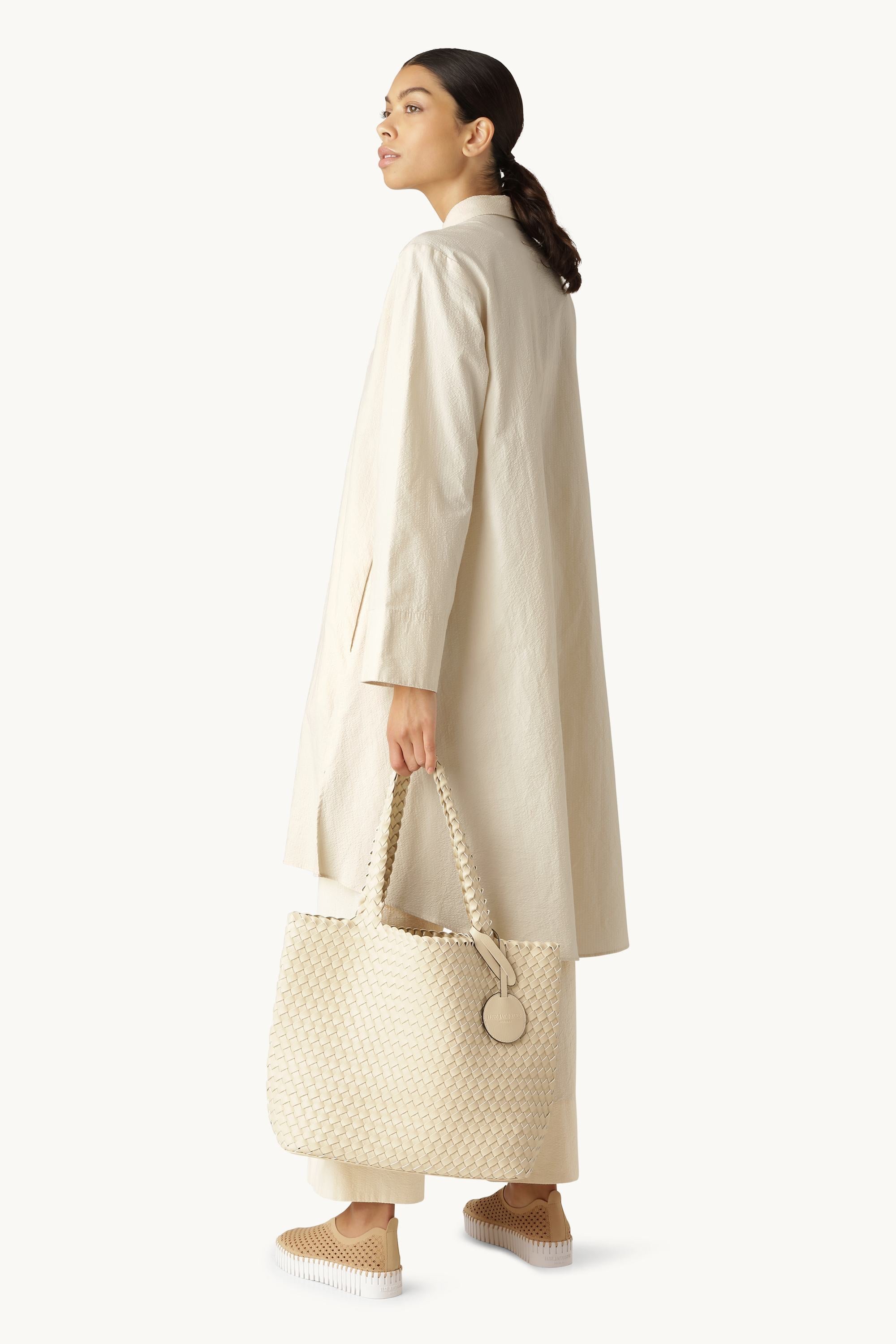 Tote Bag Braided - Ivory Platin