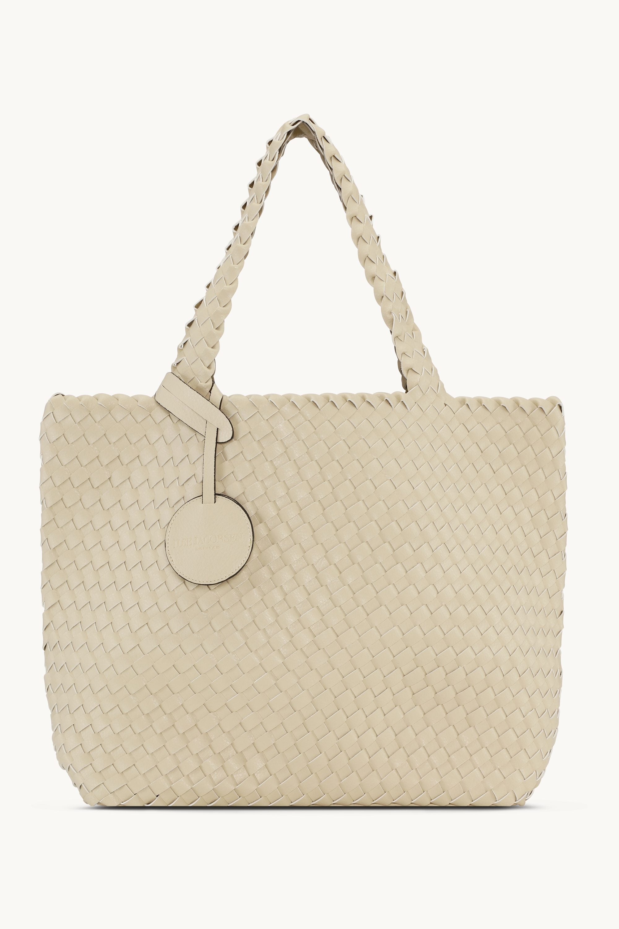 Tote Bag Braided - Ivory Platin