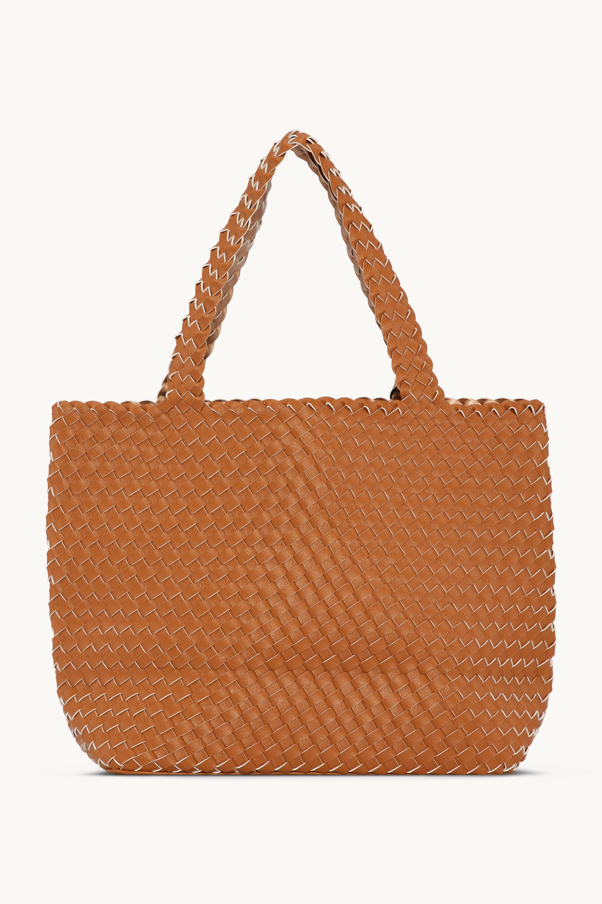 Tote Bag Braided - Burnt Caramel Copper